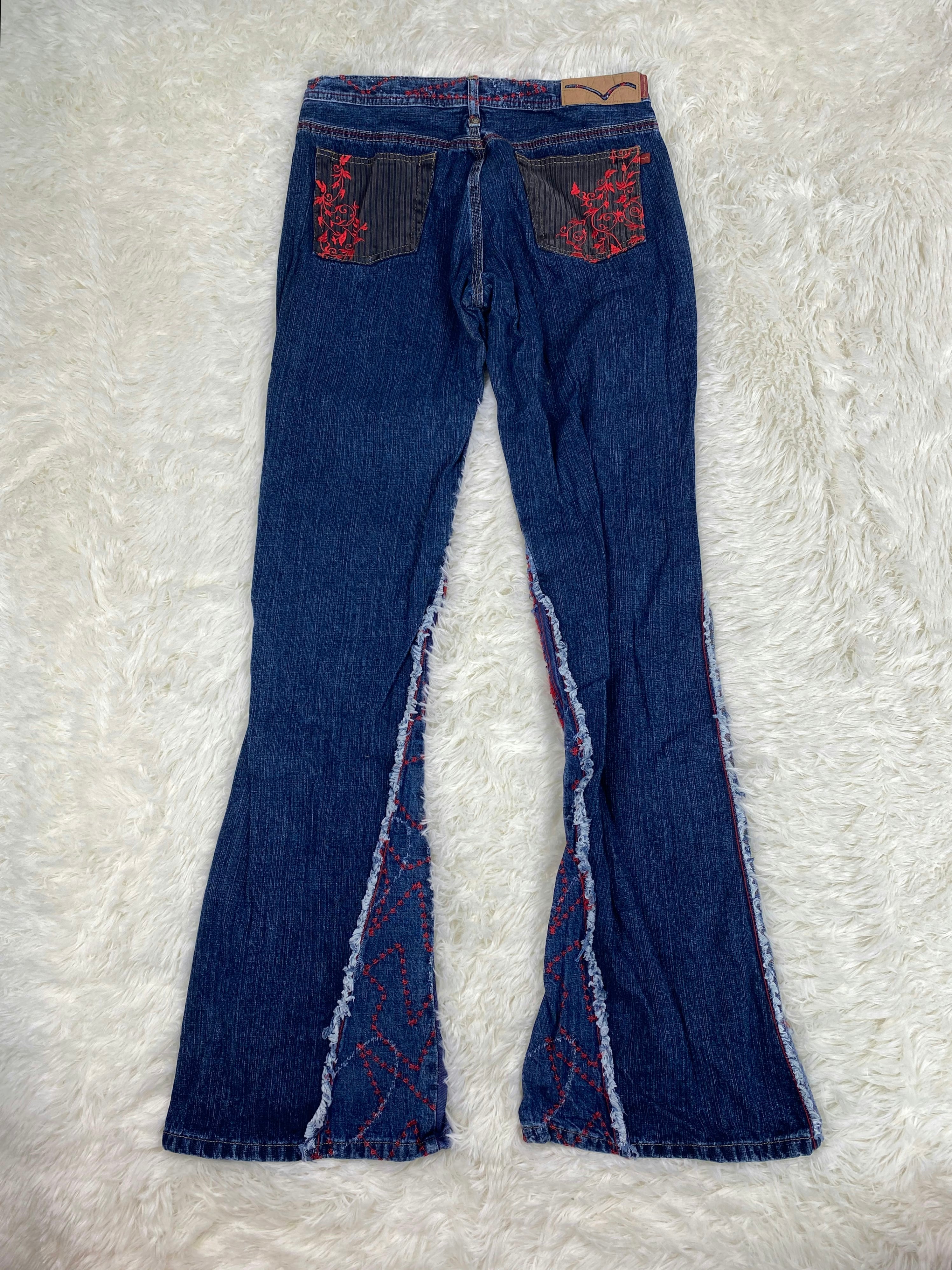 Solido inc. Vintage low waist flared jeans (Größe XS)