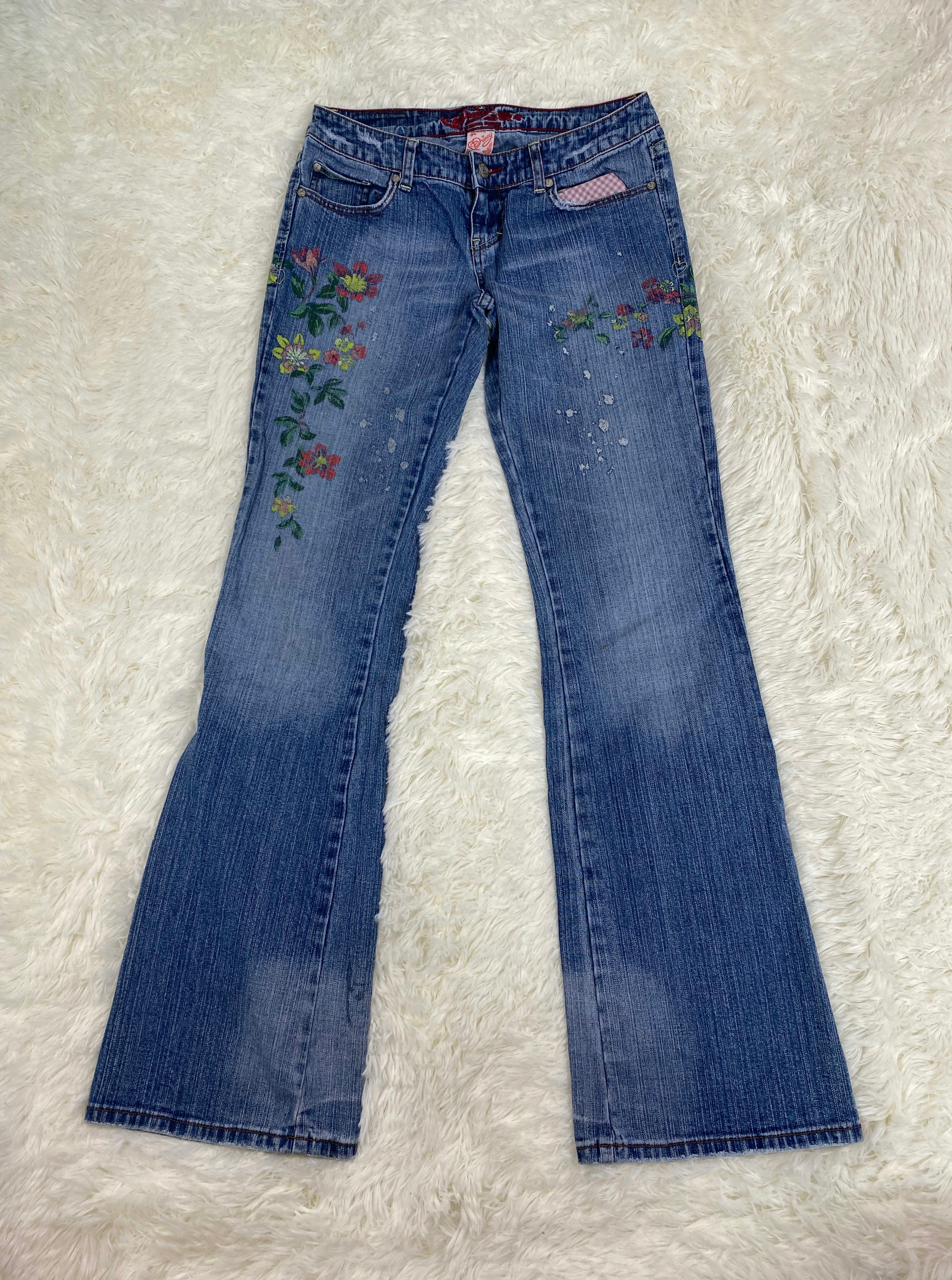 Drincy Vintage low waist flared jeans (Größe XS)