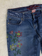 Drincy Vintage low waist flared jeans (Größe XS)