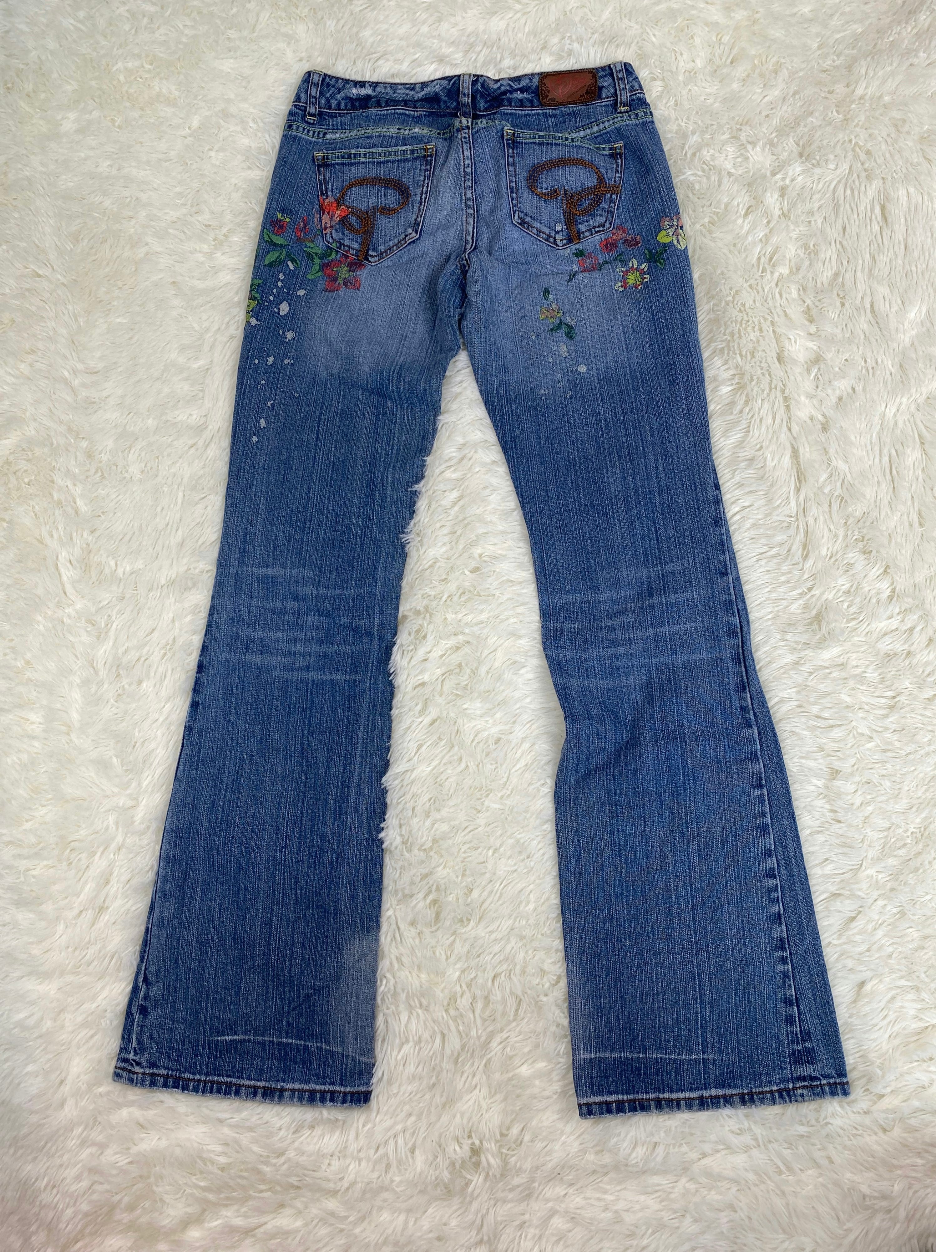 Drincy Vintage low waist flared jeans (Größe XS)
