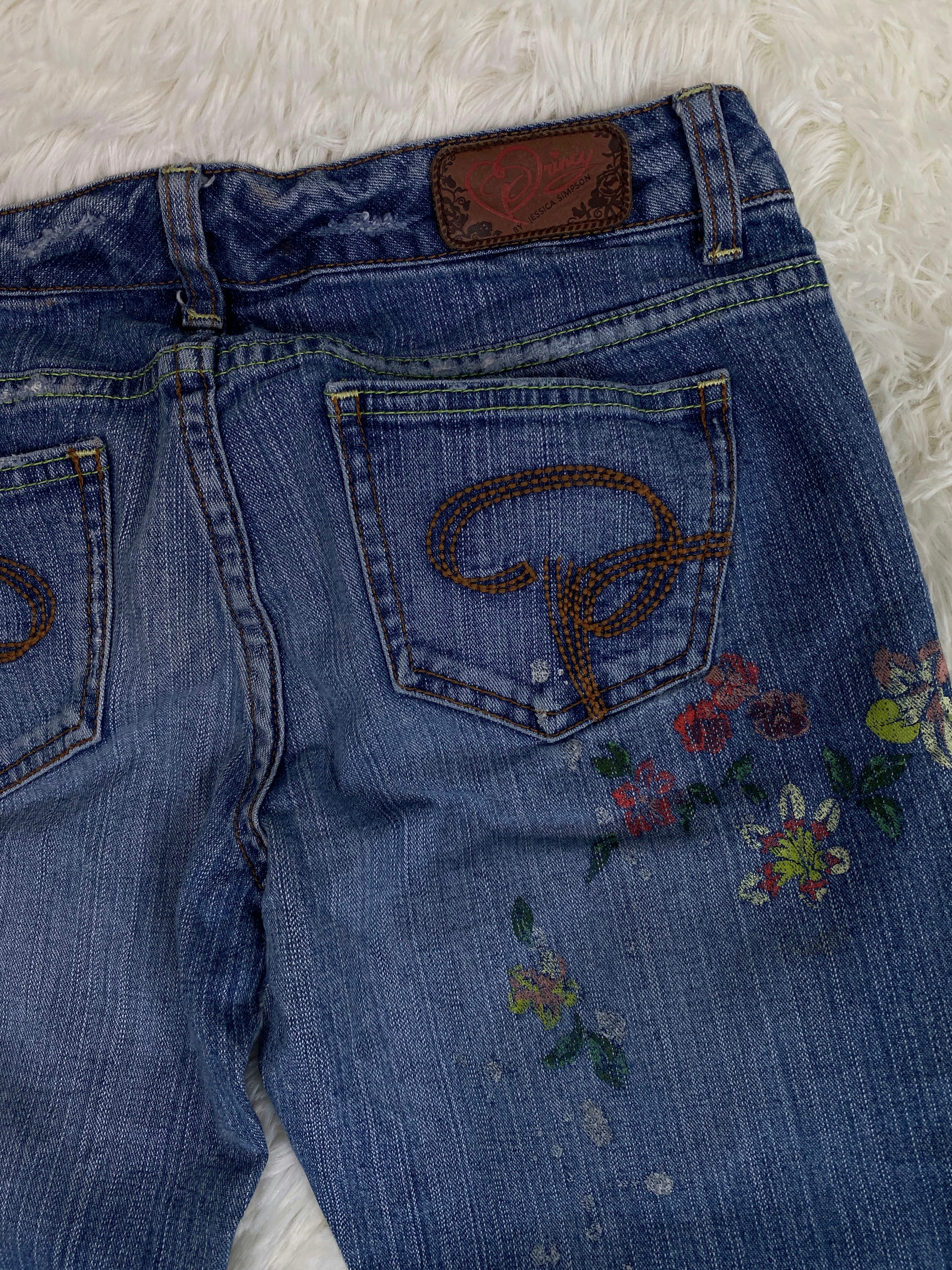 Drincy Vintage low waist flared jeans (Größe XS)