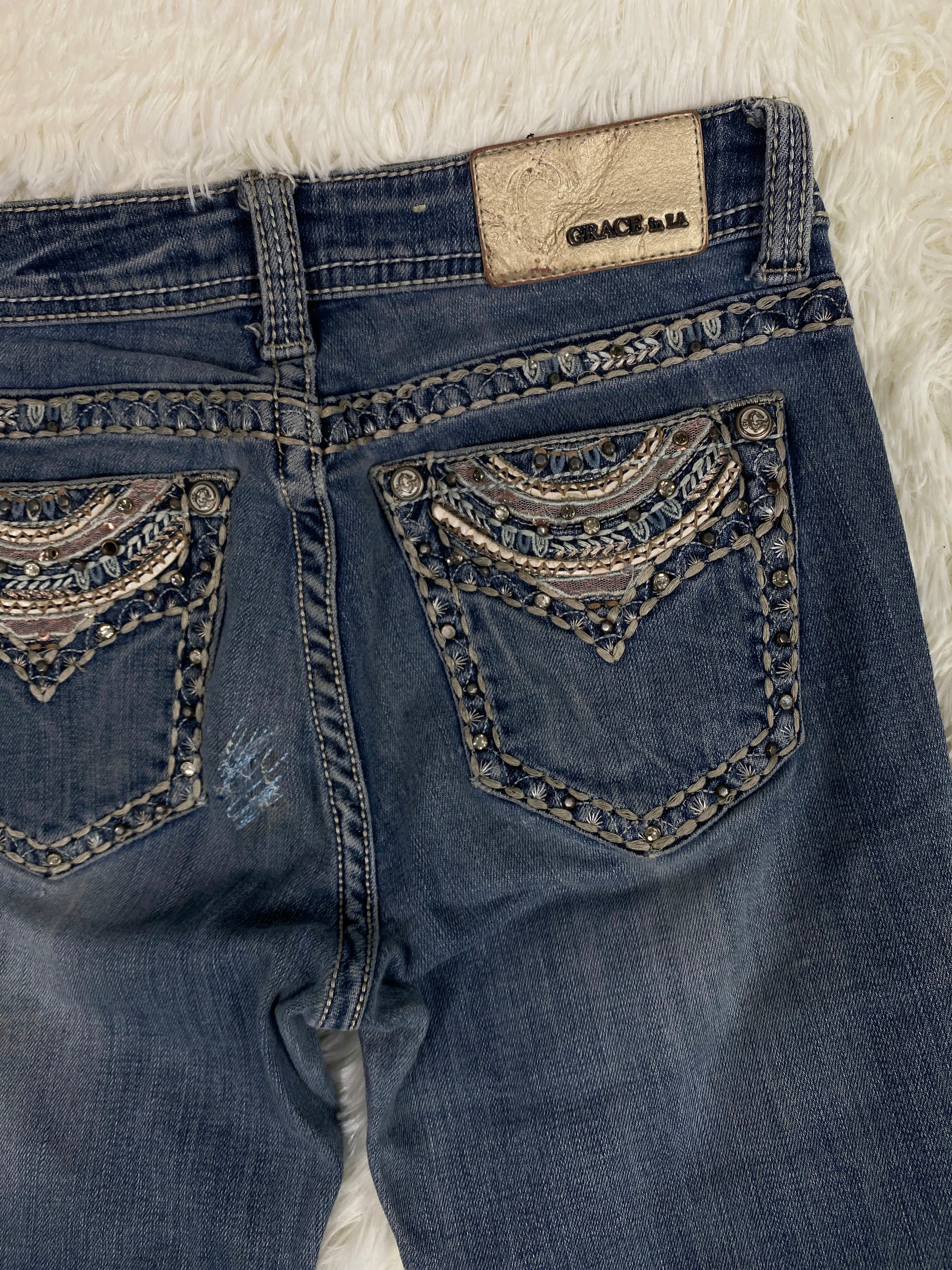 Grace Vintage low waist flared jeans (Größe XS)