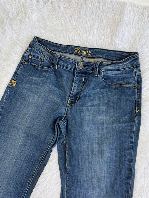 Adiktd Vintage low waist flared jeans (Größe S)