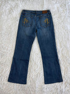 Adiktd Vintage low waist flared jeans (Größe S)