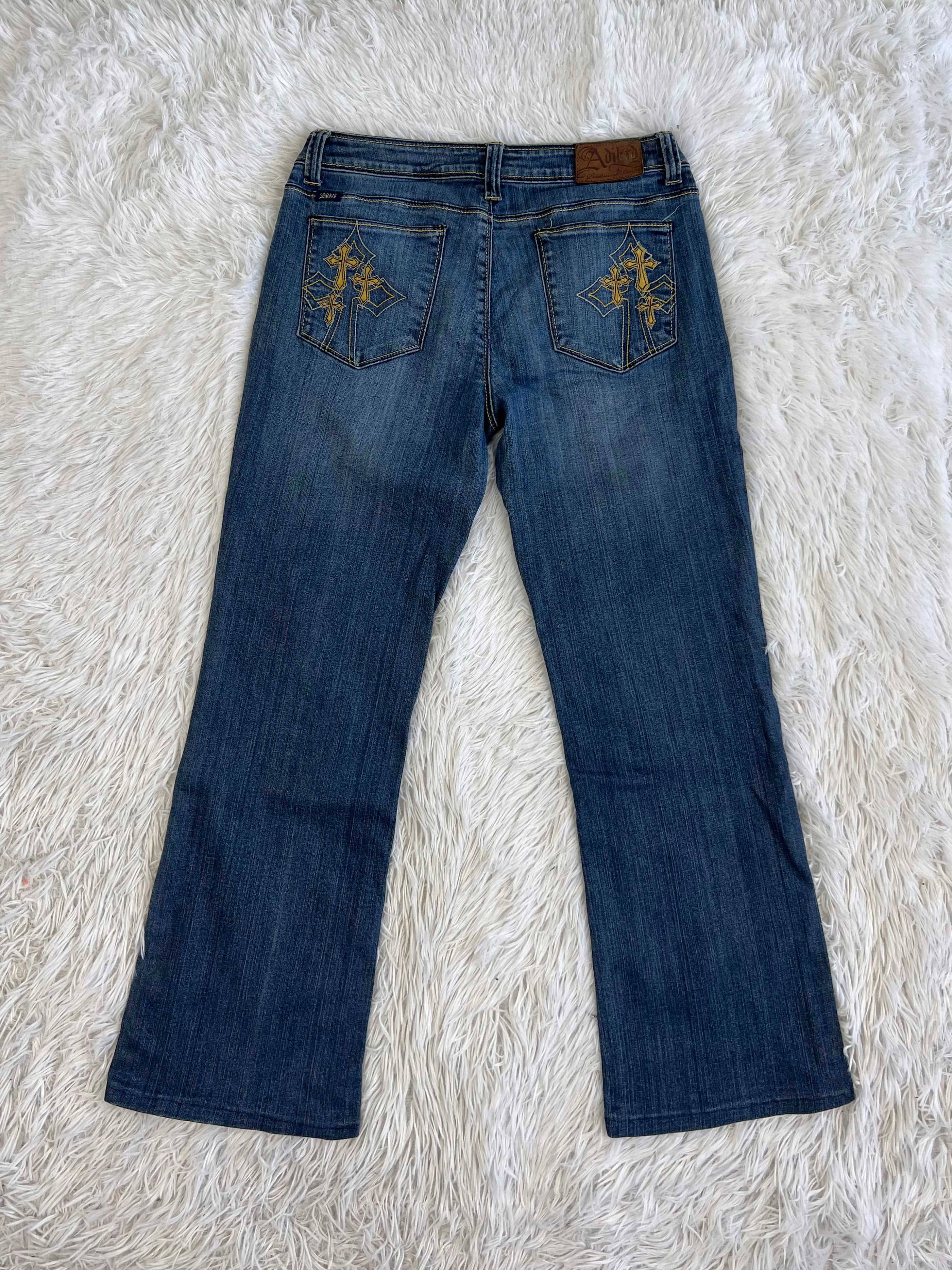 Adiktd Vintage low waist flared jeans (Größe S)