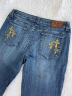 Adiktd Vintage low waist flared jeans (Größe S)