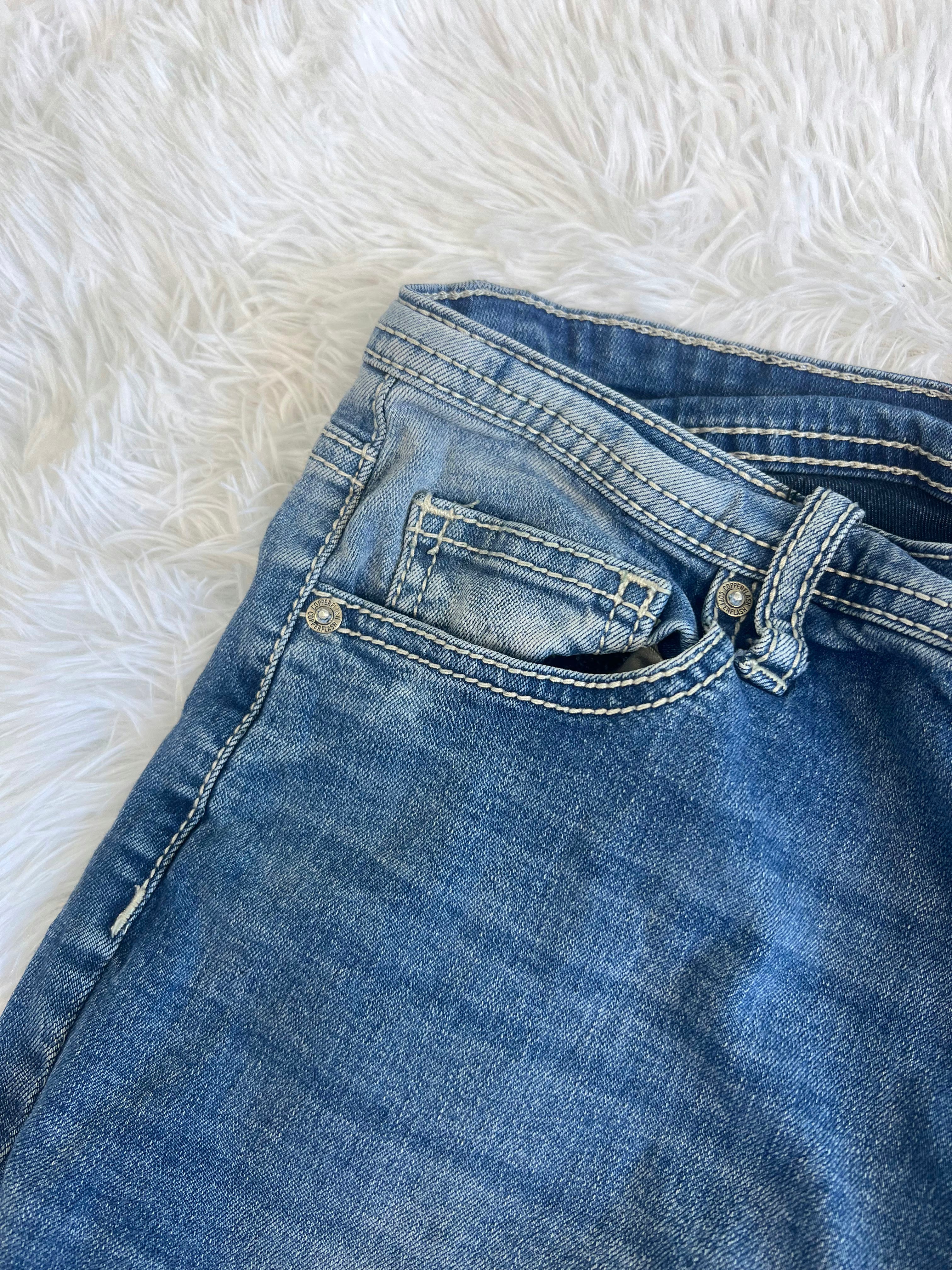 Copperflash Vintage low waist flared jeans (Größe S)