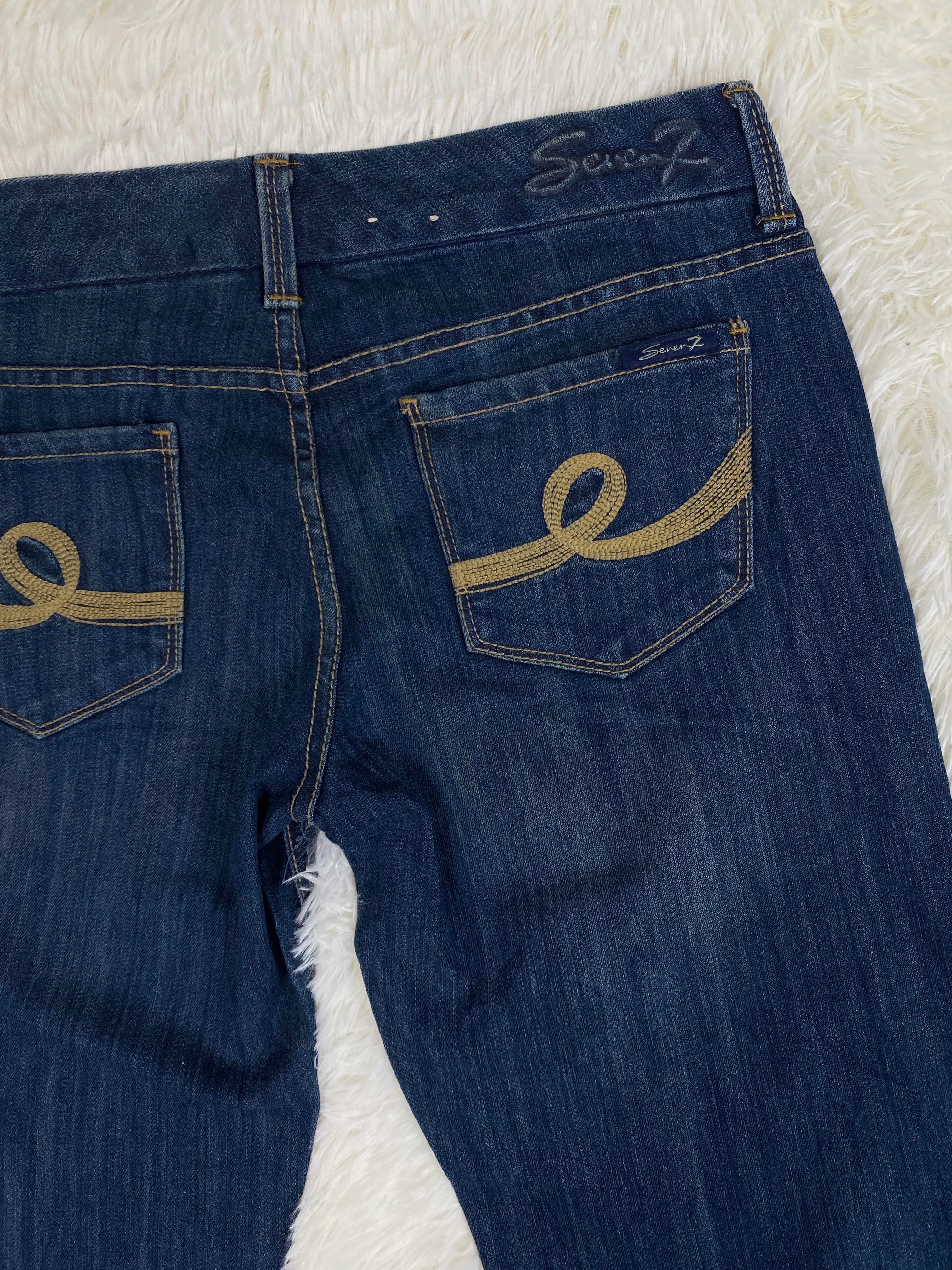 Seven7 Vintage low waist flared jeans (Größe M)