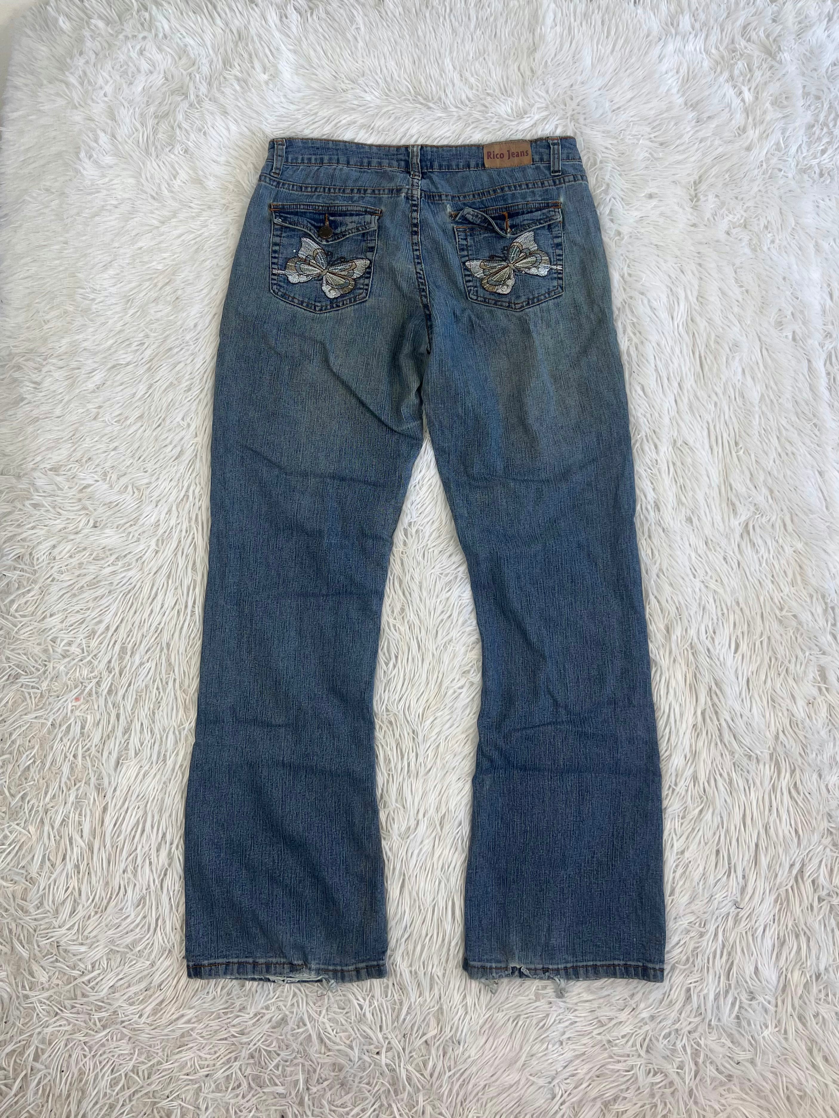 Rico Jeans Vintage low waist flared jeans (Größe S)