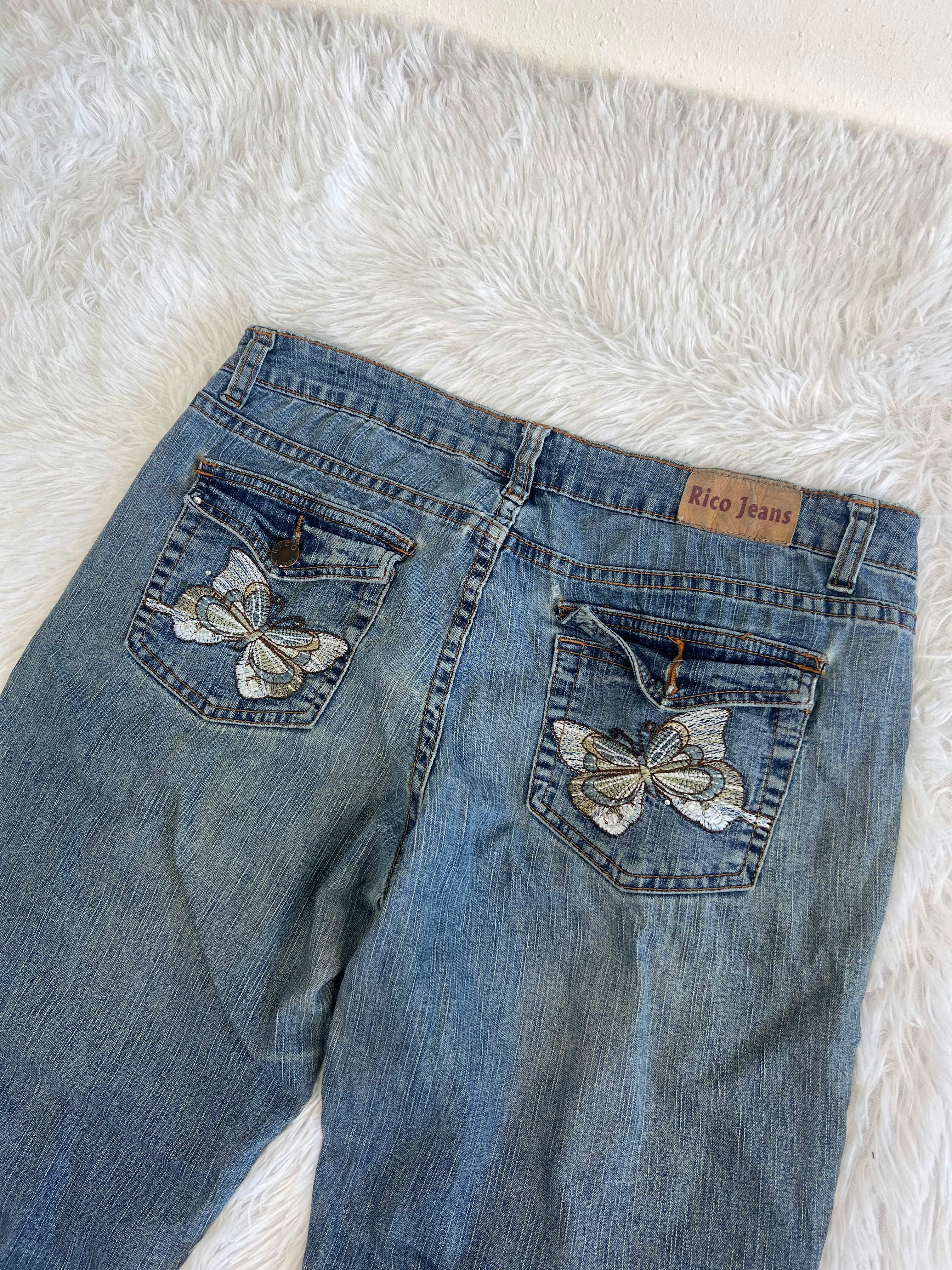 Rico Jeans Vintage low waist flared jeans (Größe S)