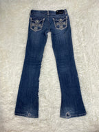 Grace in La Vintage low waist flared jeans (Größe S)