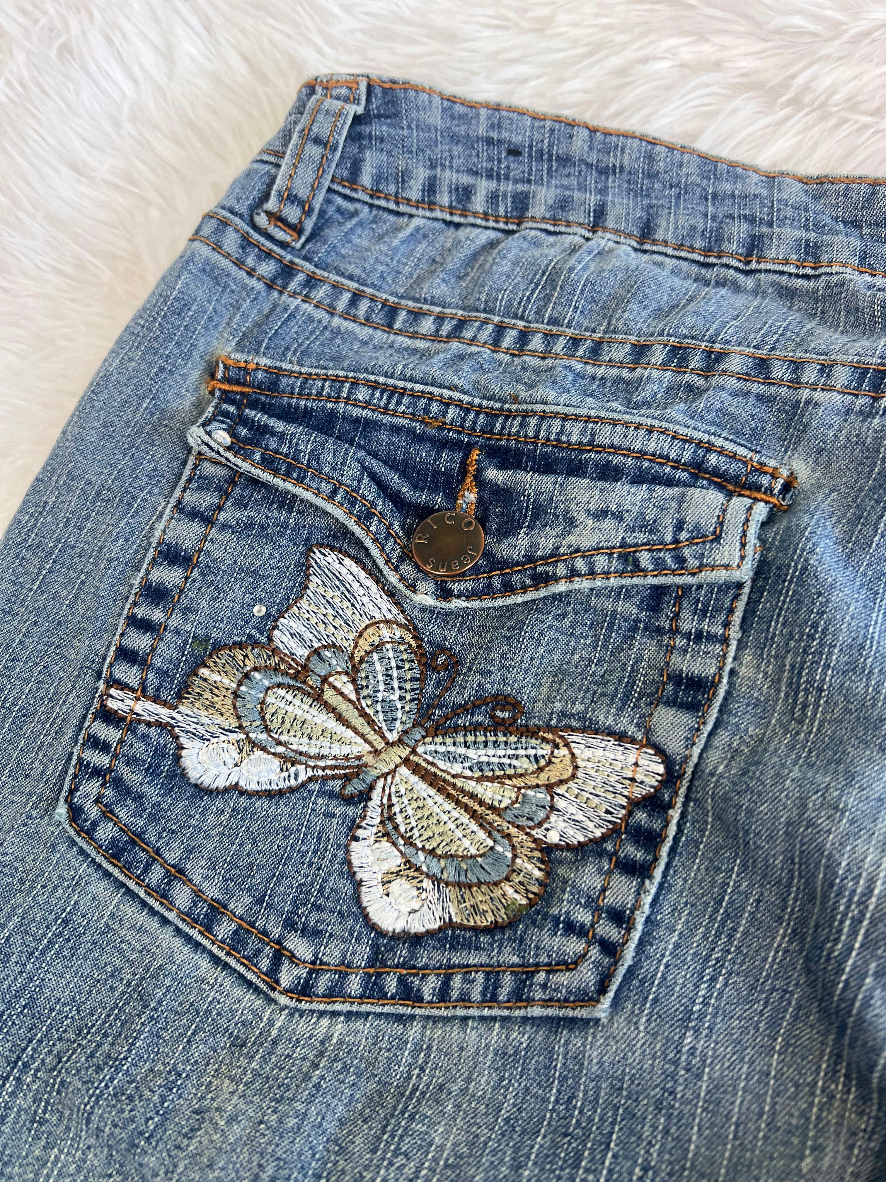 Rico Jeans Vintage low waist flared jeans (Größe S)