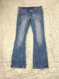 Vintage low waist flared jeans (Größe S)