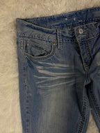 Vintage low waist flared jeans (Größe S)