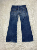 Boyfriend Jeans Vintage low waist flared jeans (Größe S)