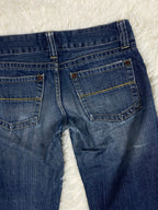 Boyfriend Jeans Vintage low waist flared jeans (Größe S)