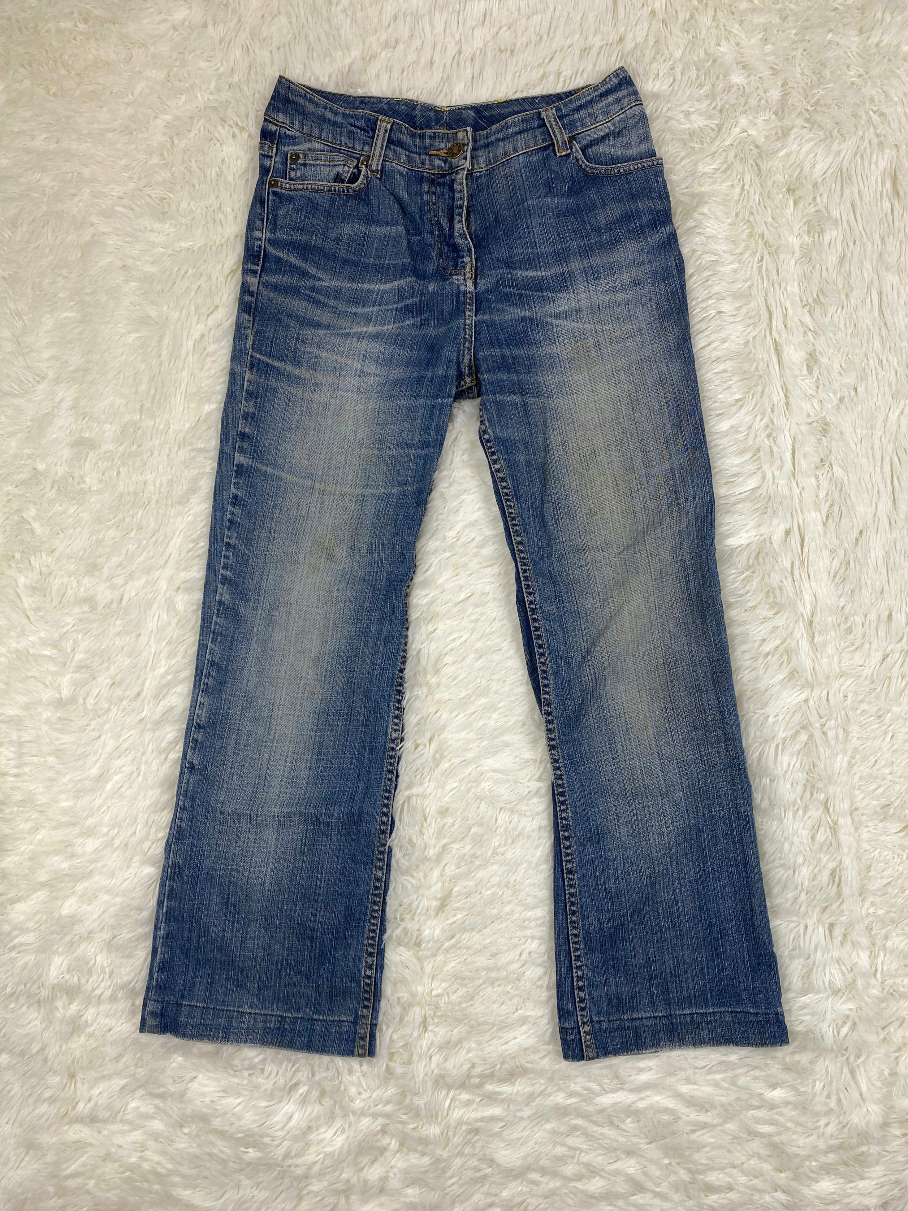 Vintage low waist flared jeans (Größe XS)