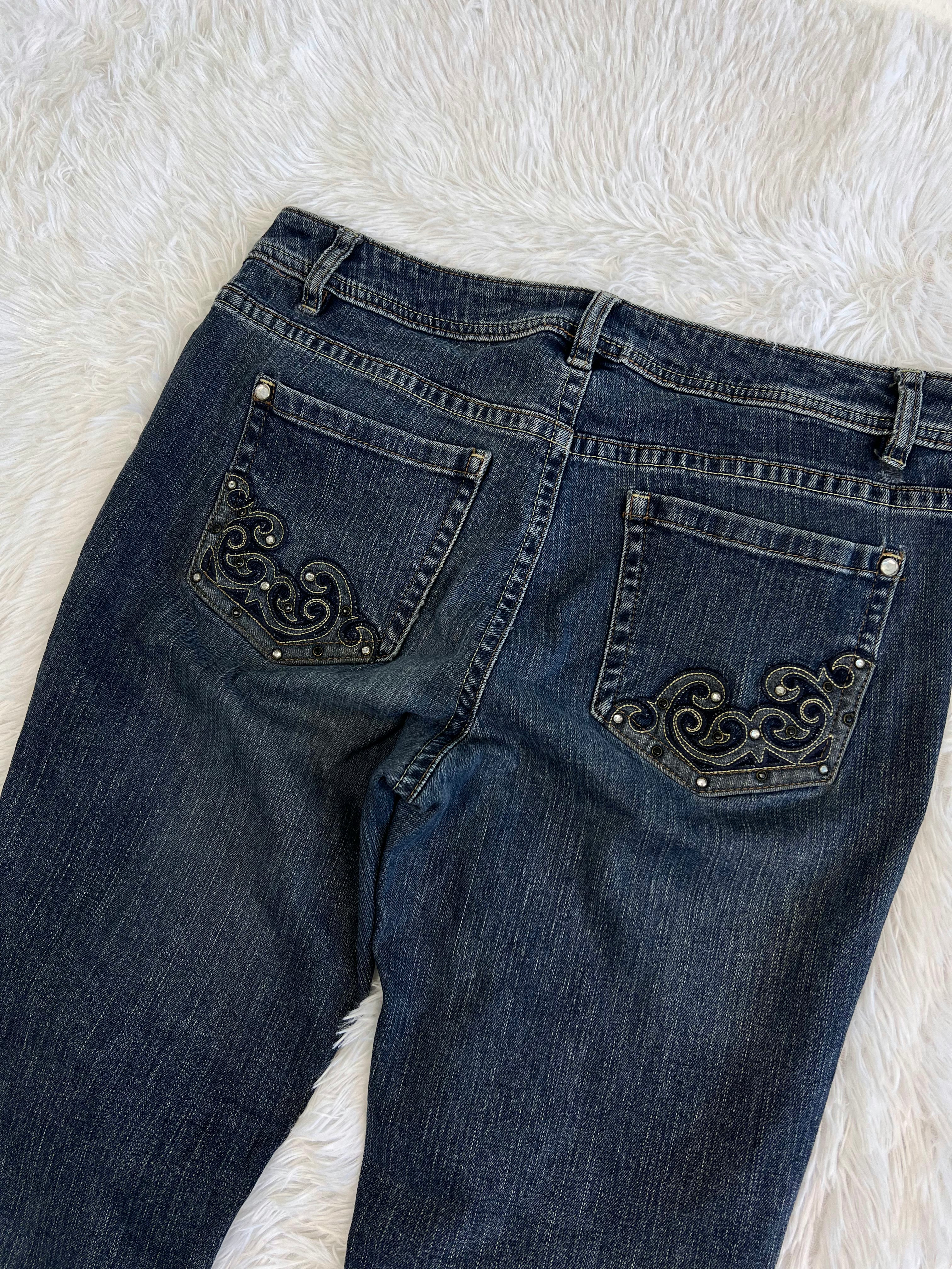 APT Vintage low waist flared jeans (Größe L)