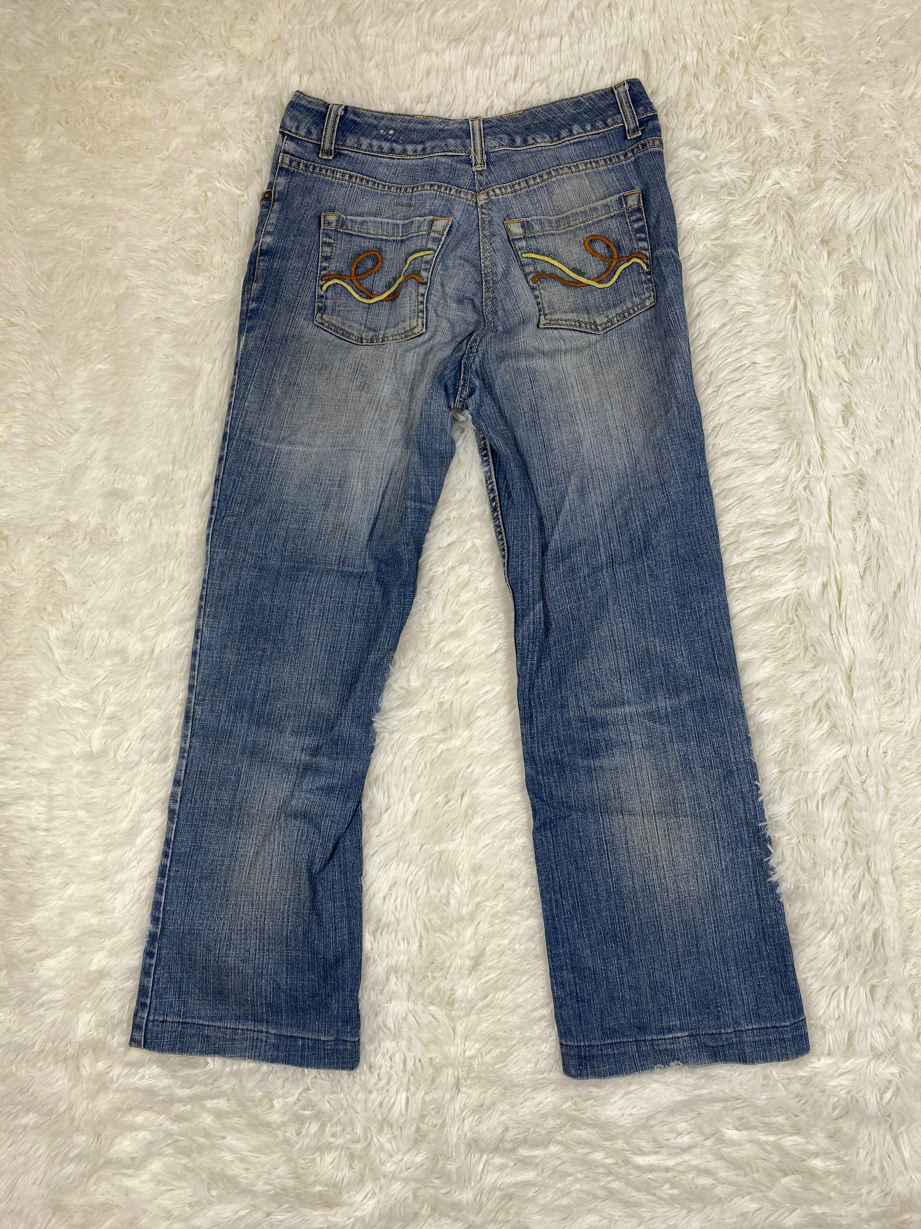 Vintage low waist flared jeans (Größe XS)