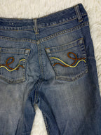 Vintage low waist flared jeans (Größe XS)