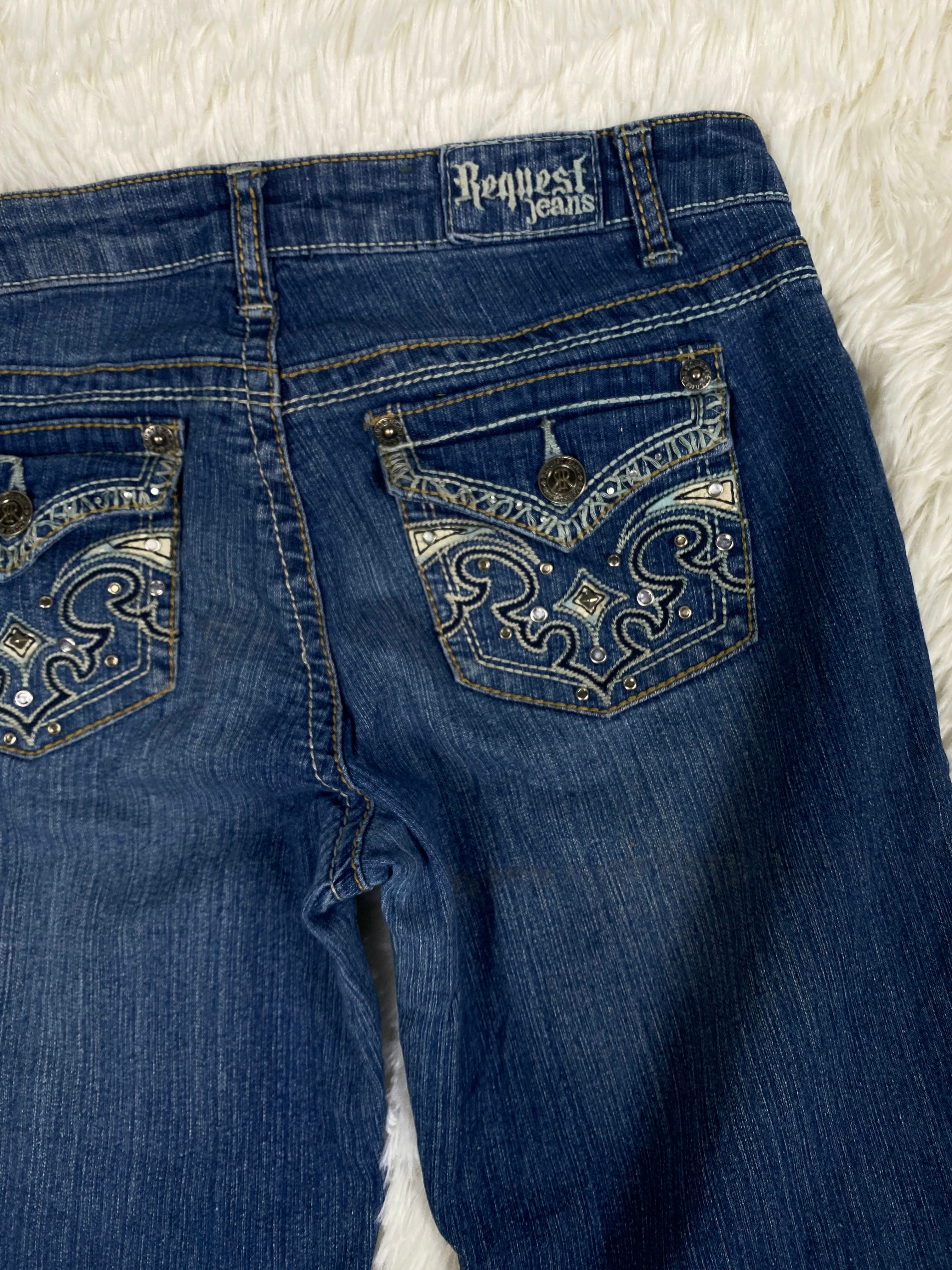Reguest Vintage low waist flared jeans (Größe XS)