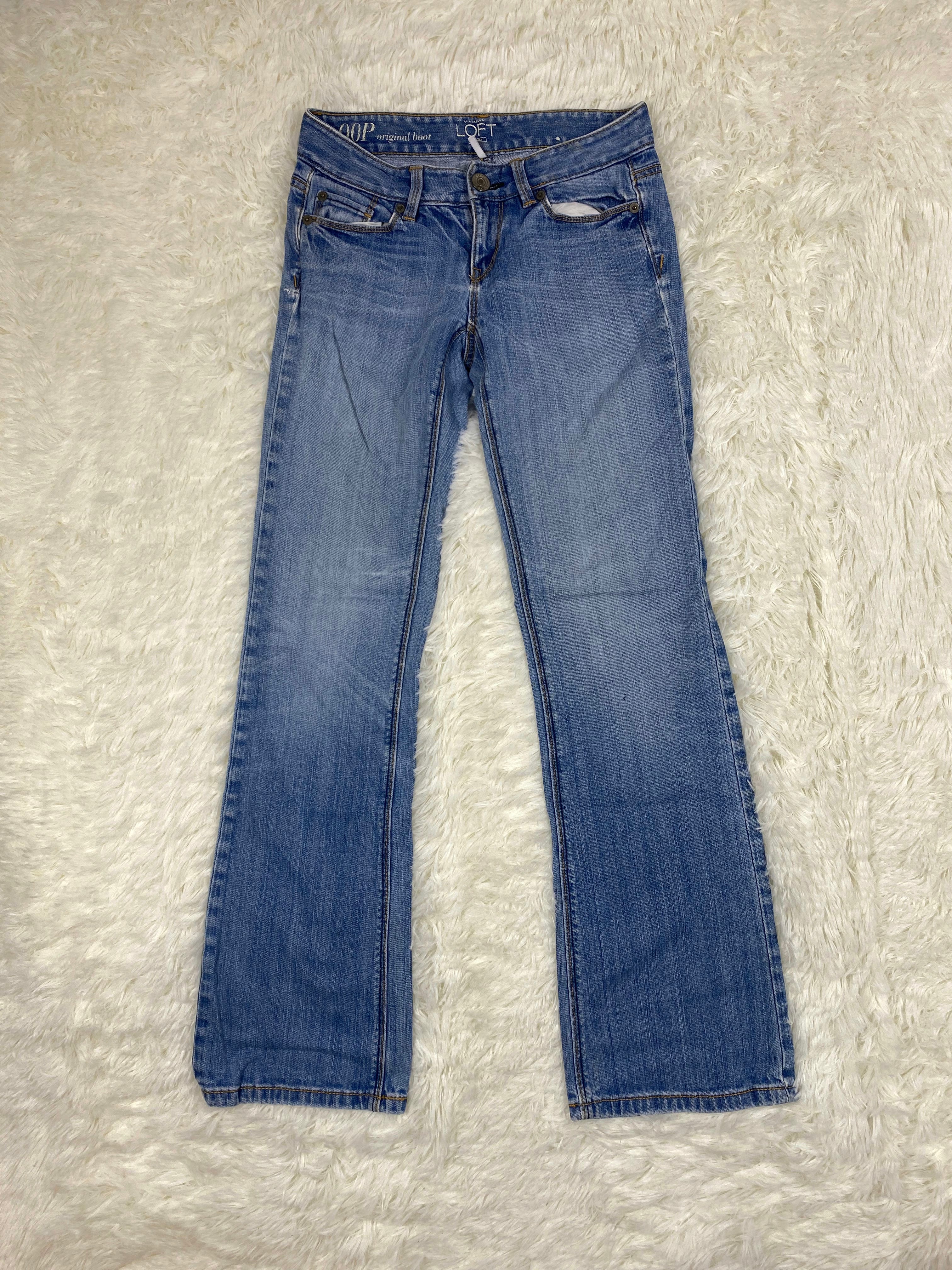 Loft Vintage low waist flared jeans (Größe XXS)