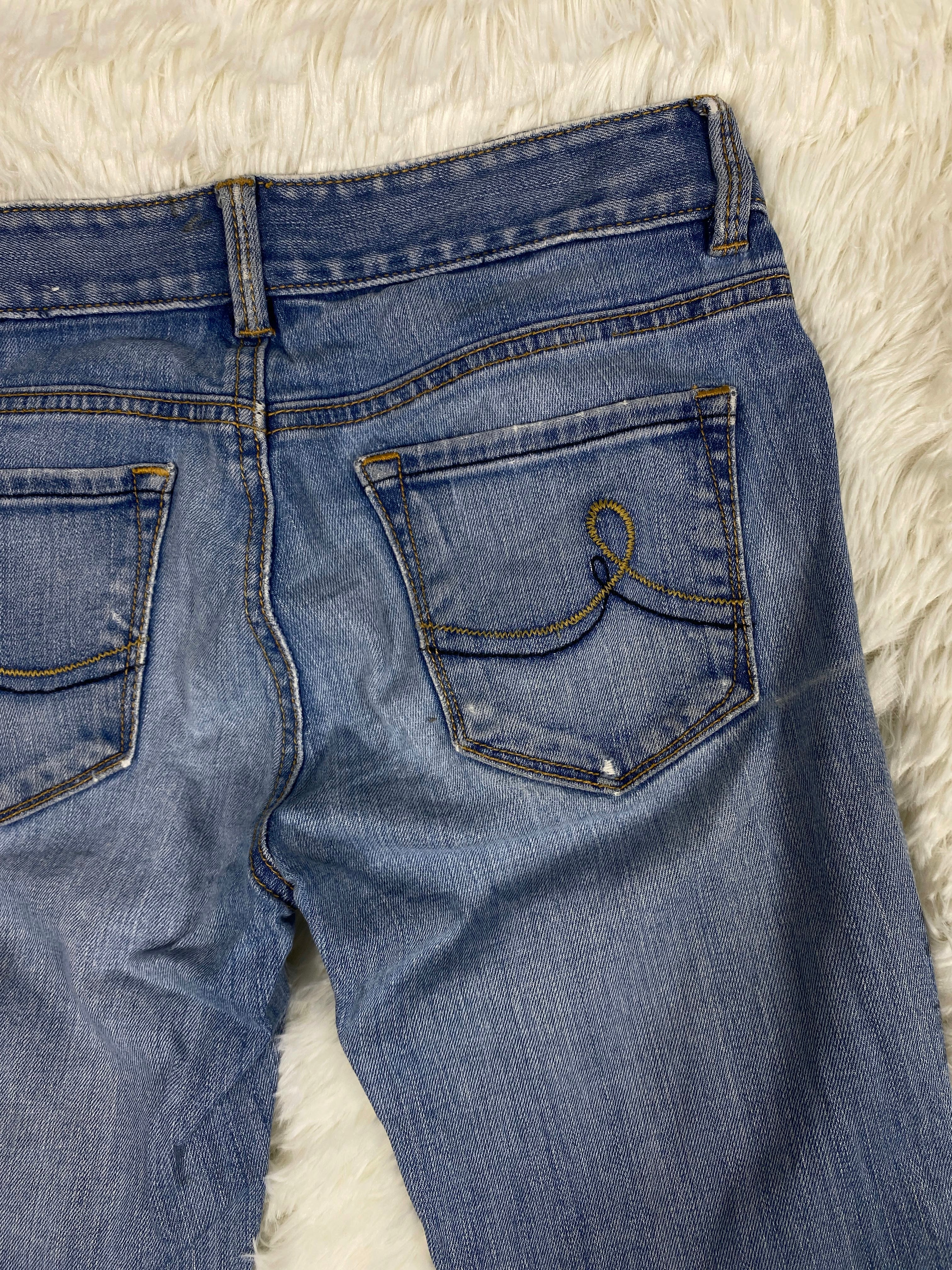 Loft Vintage low waist flared jeans (Größe XXS)