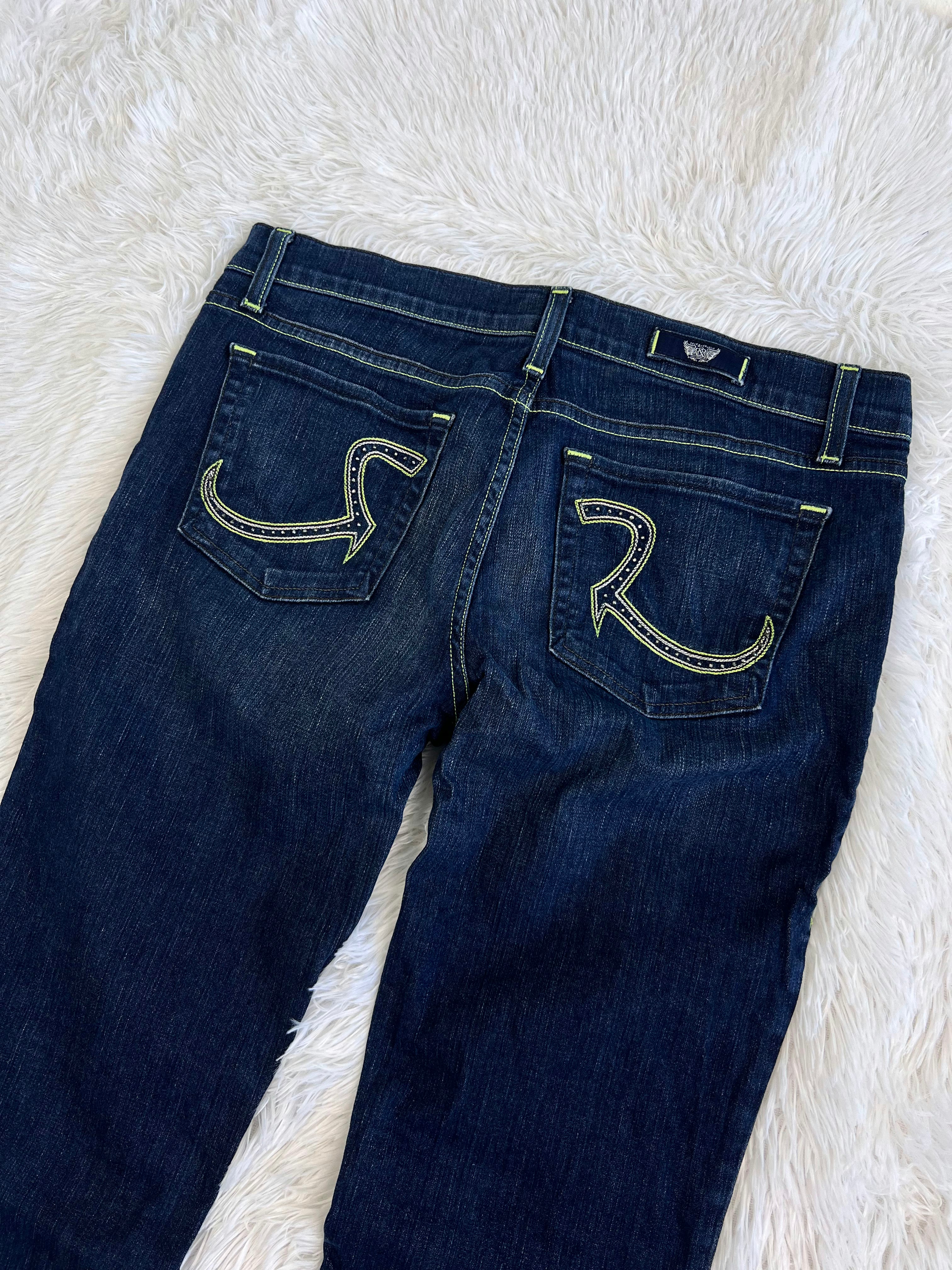 Victoria Beckham for R&R Vintage low waist flared jeans (Größe L)