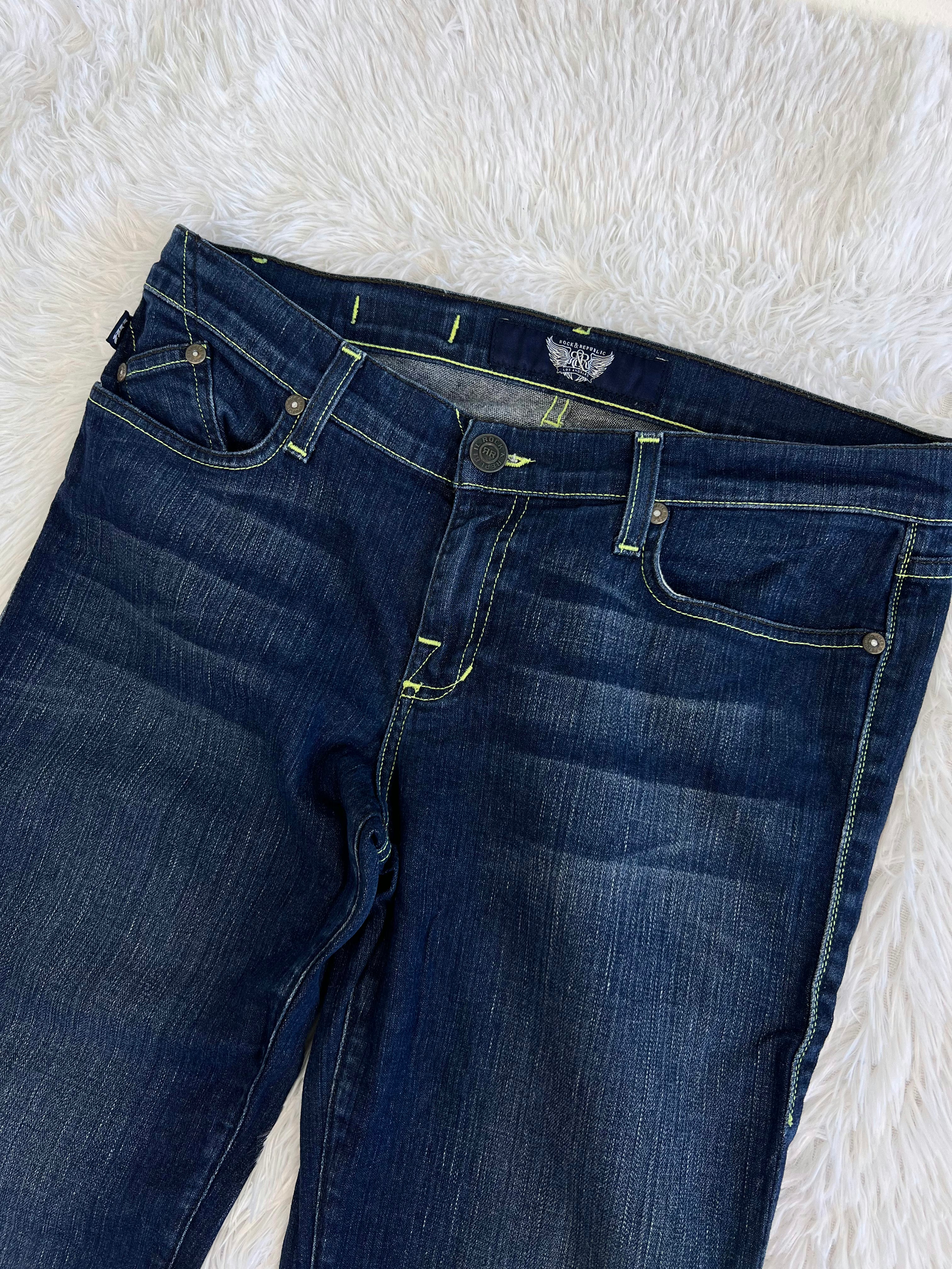 Victoria Beckham for R&R Vintage low waist flared jeans (Größe L)