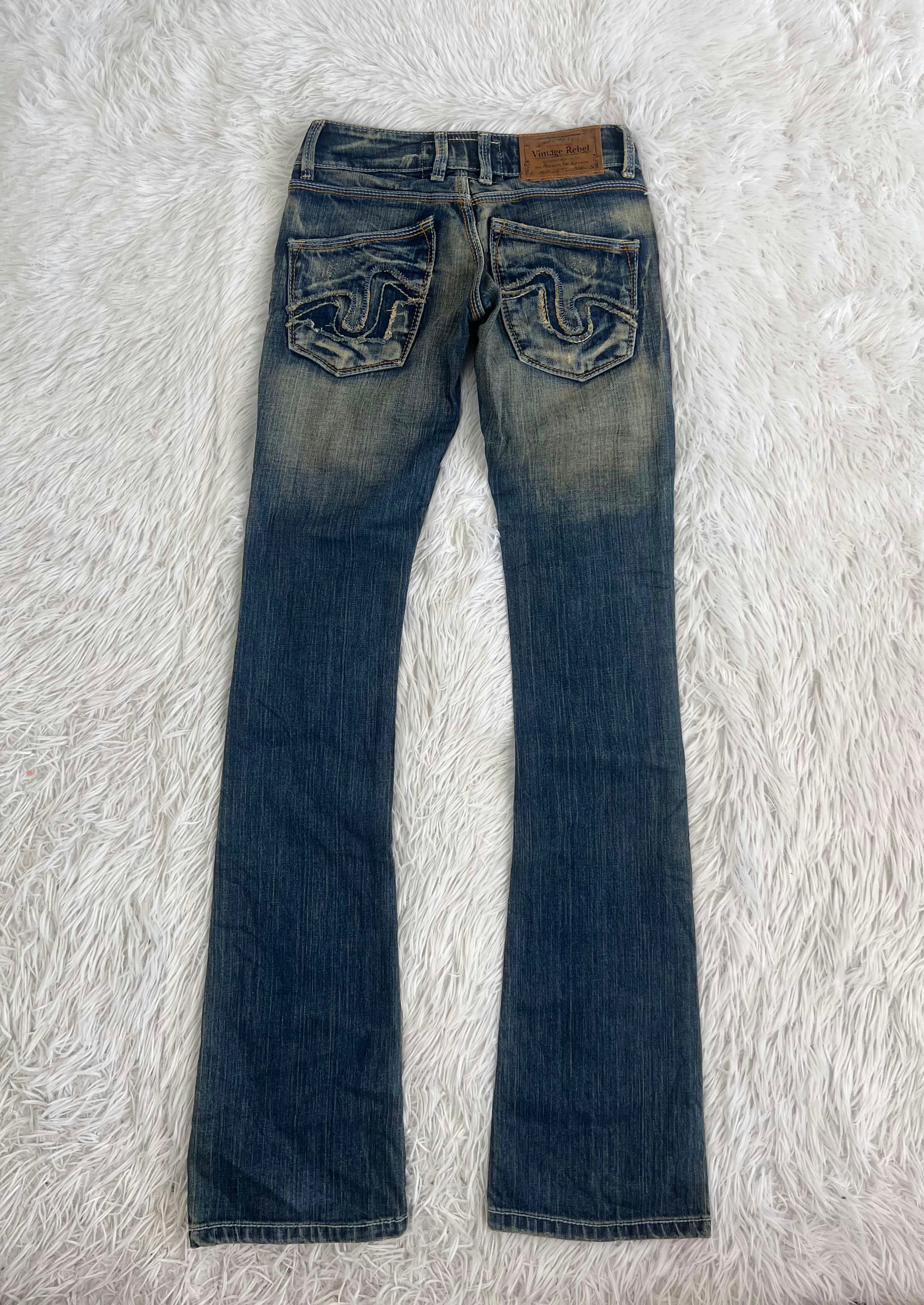 Vintage Rebel Vintage low waist flared jeans (Größe XS)