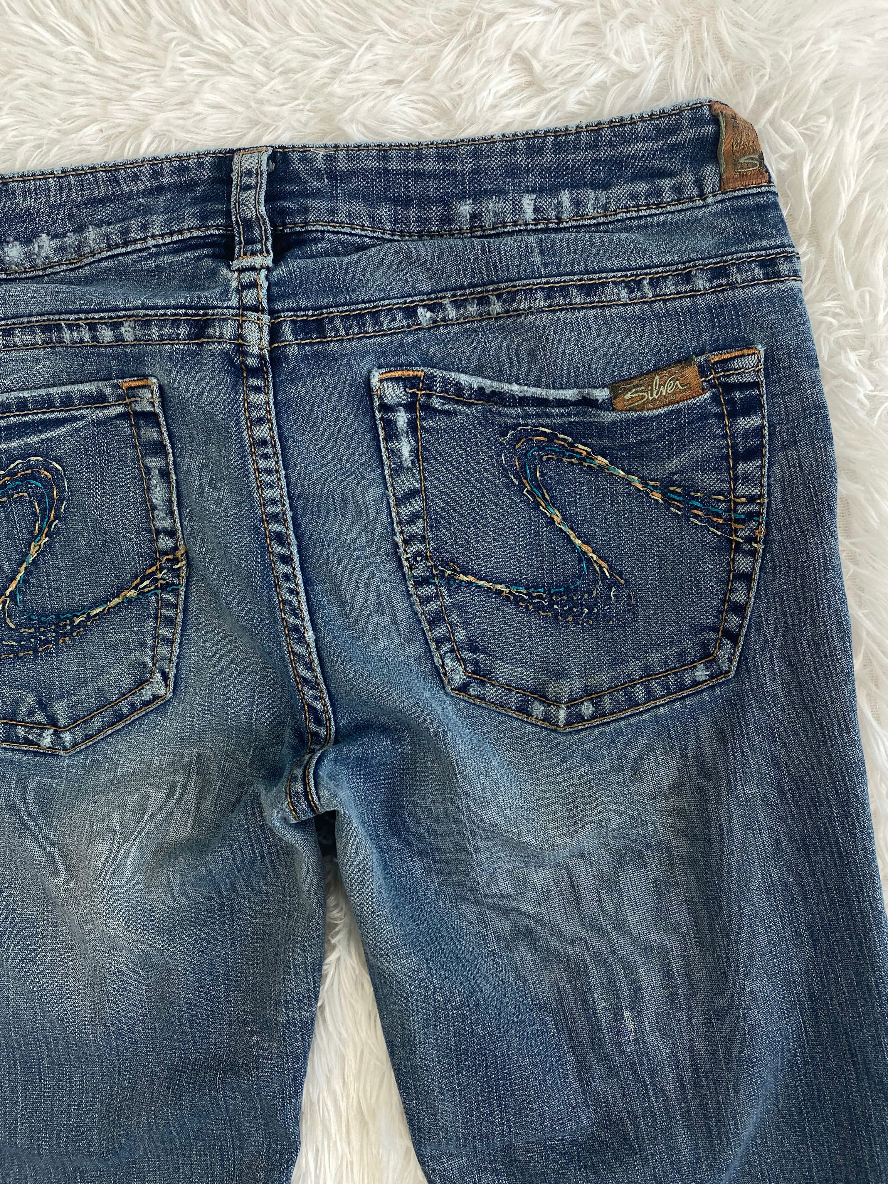 Silver Vintage low waist flared jeans (Größe M)