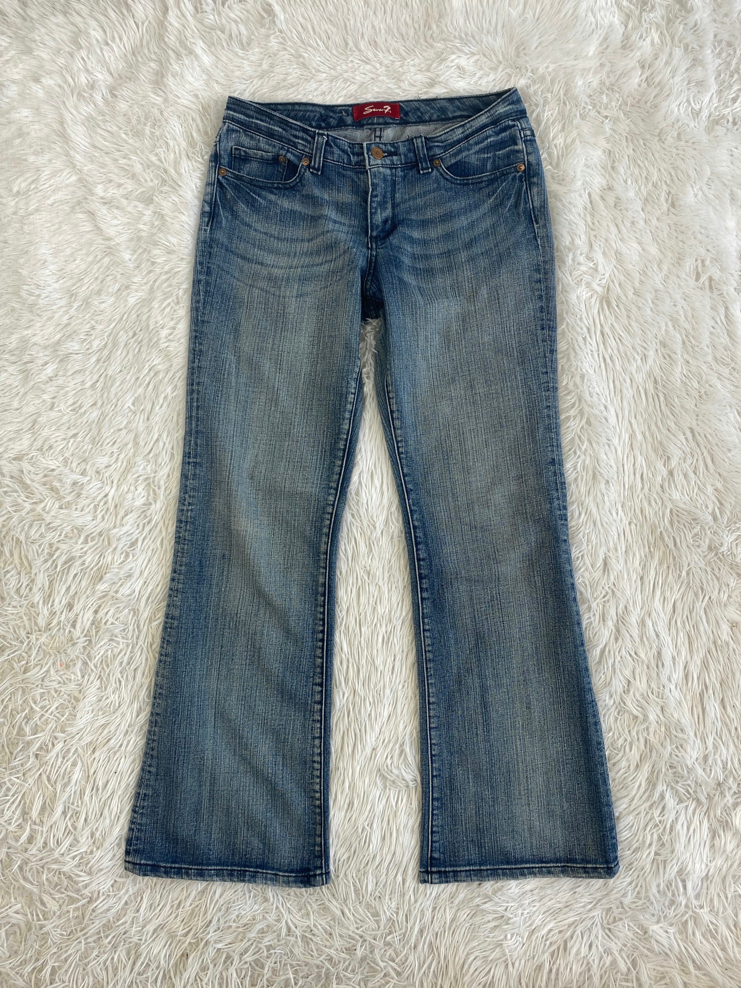 Seven7 Vintage low waist flared jeans (Größe S)