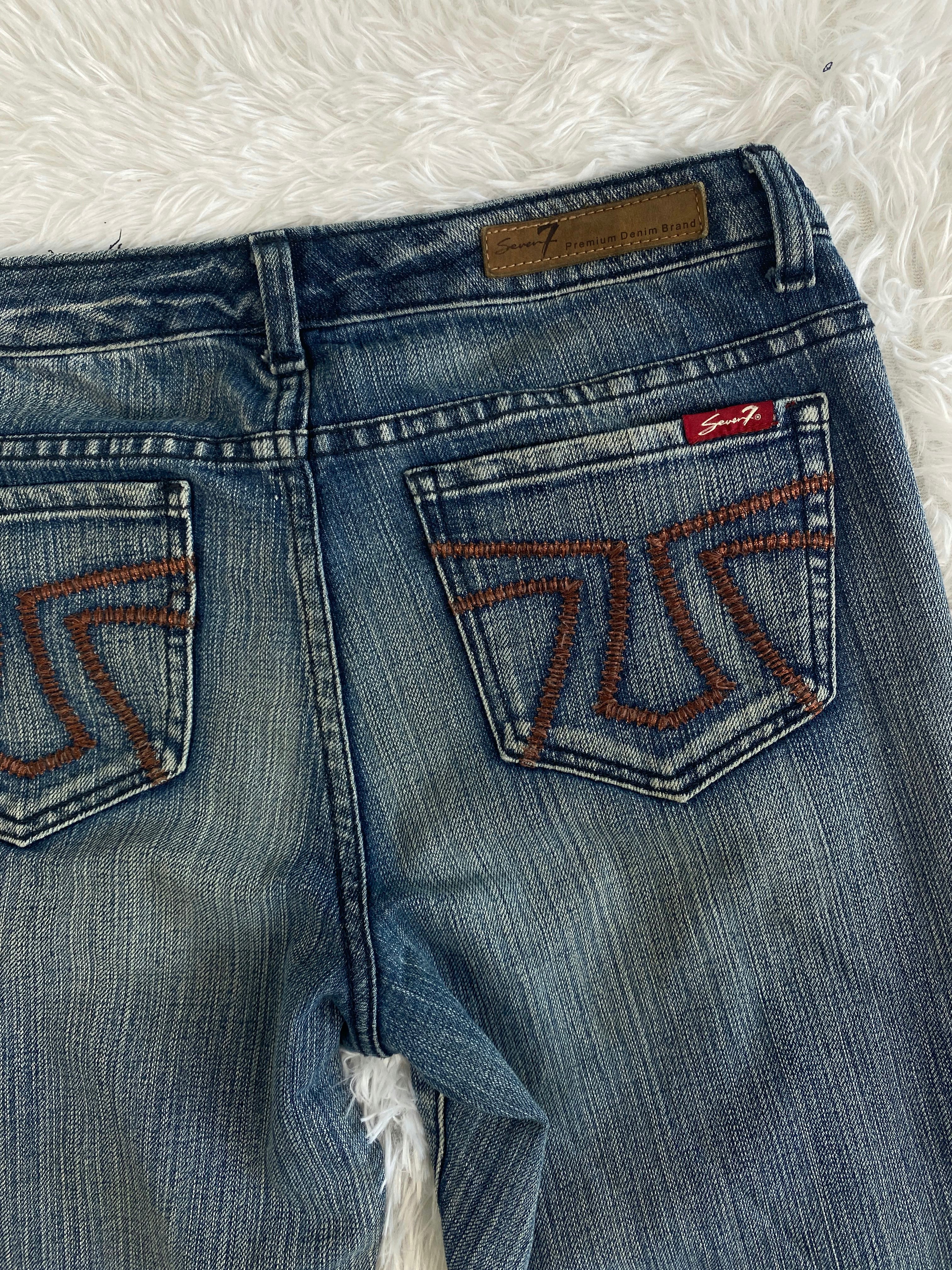 Seven7 Vintage low waist flared jeans (Größe S)