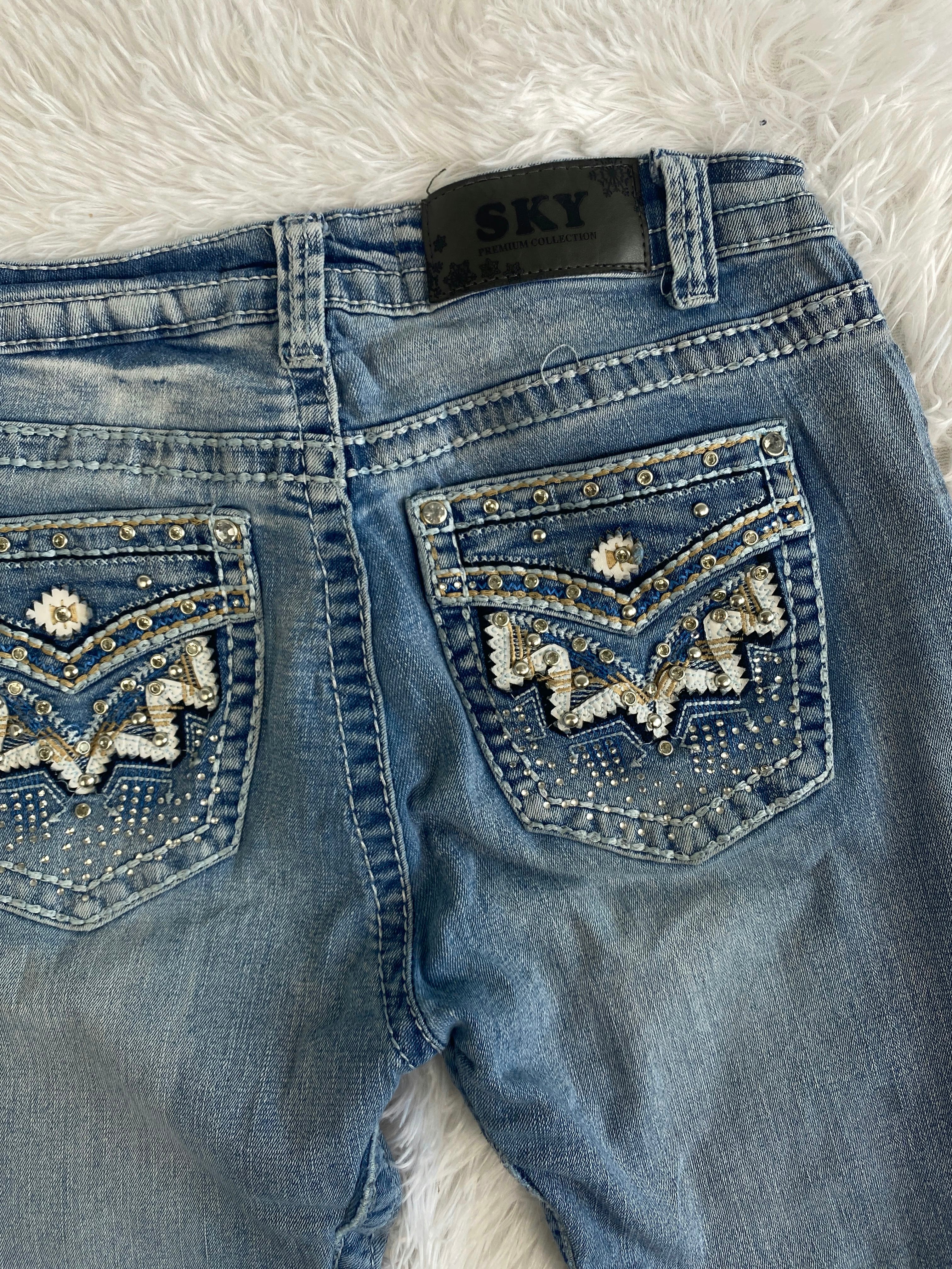 Sky Vintage low waist flared jeans (Größe XS)