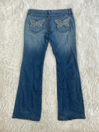 Dear Vintage low waist flared jeans (Größe L)