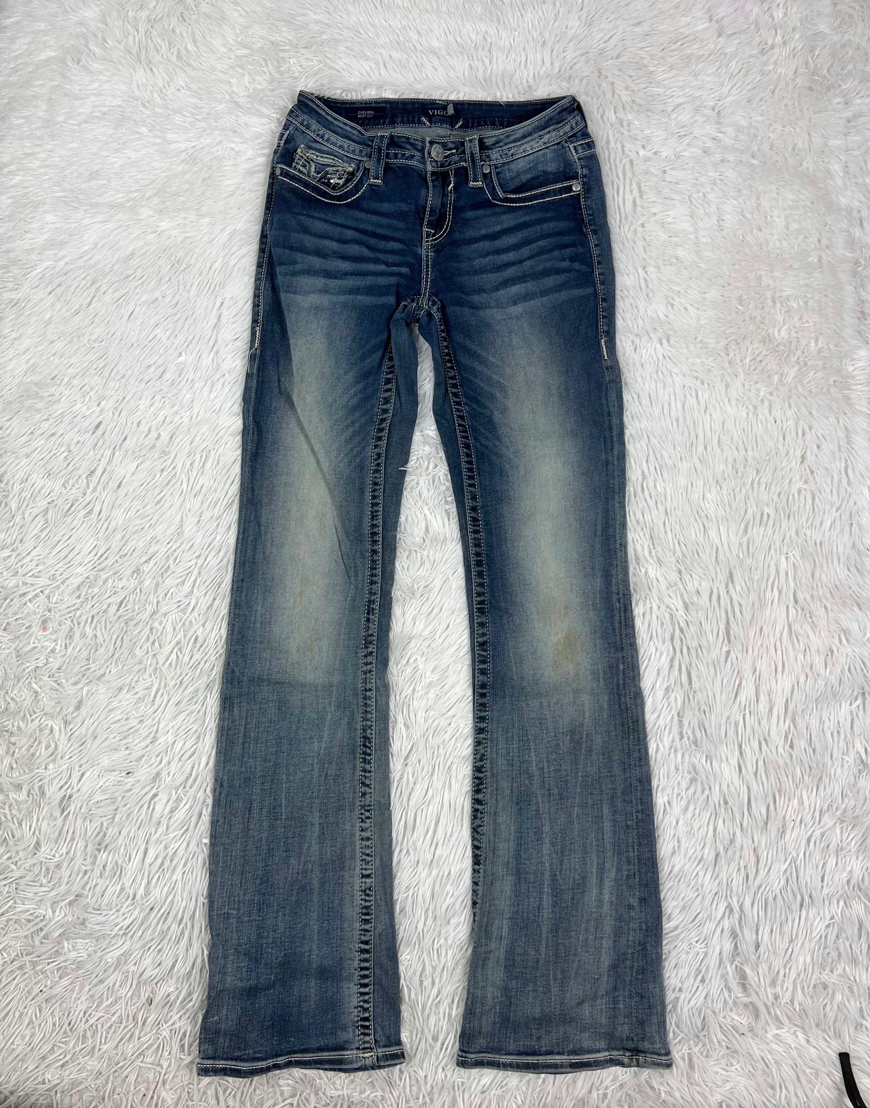 Vigoss Vintage low waist flared jeans (Größe XS)