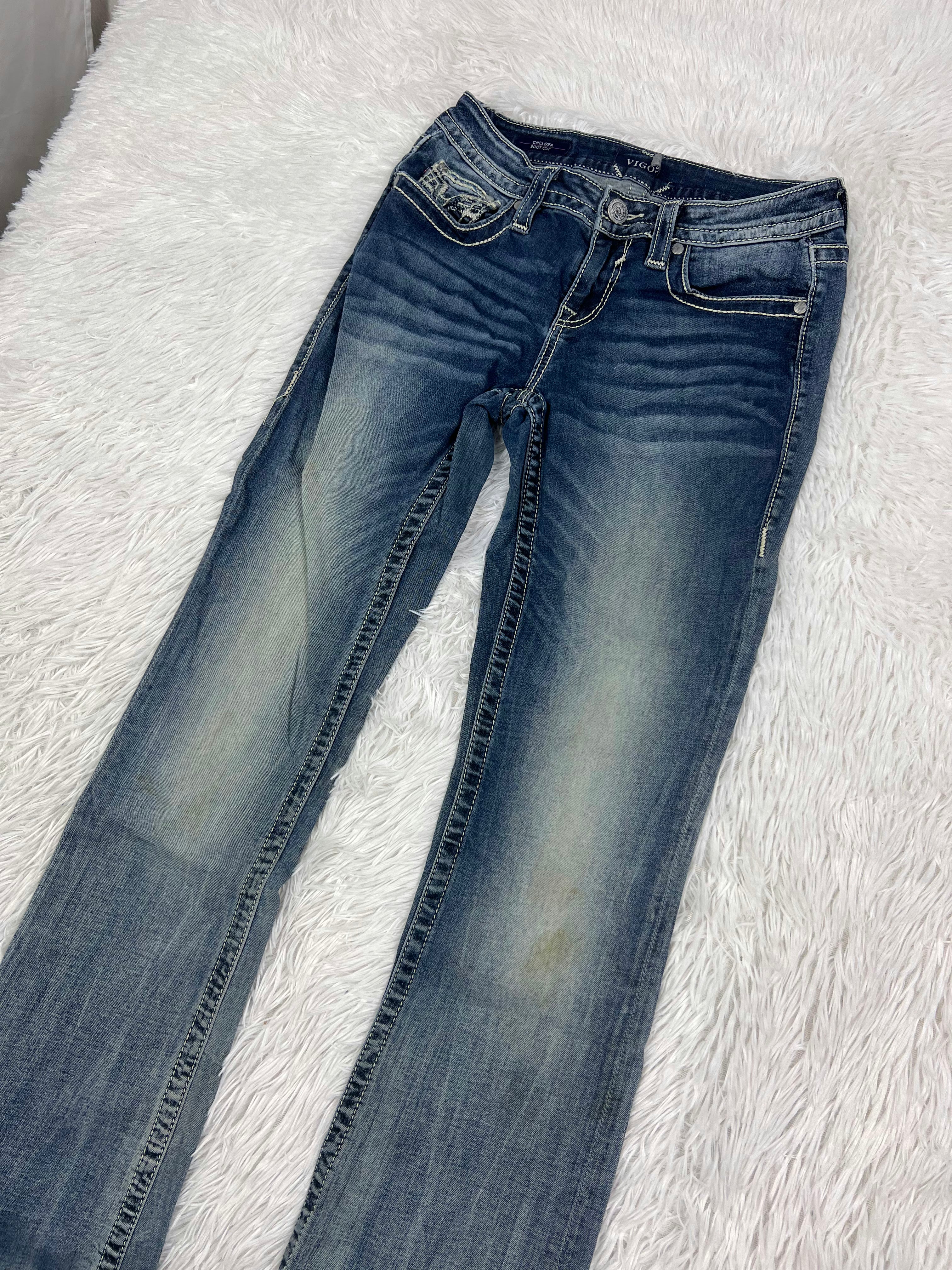 Vigoss Vintage low waist flared jeans (Größe XS)