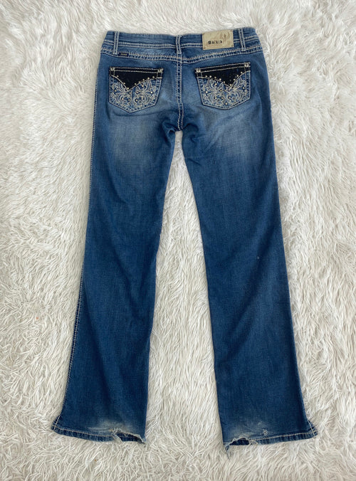 Aoikto Vintage low waist flared jeans (Größe M)