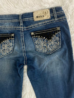 Aoikto Vintage low waist flared jeans (Größe M)