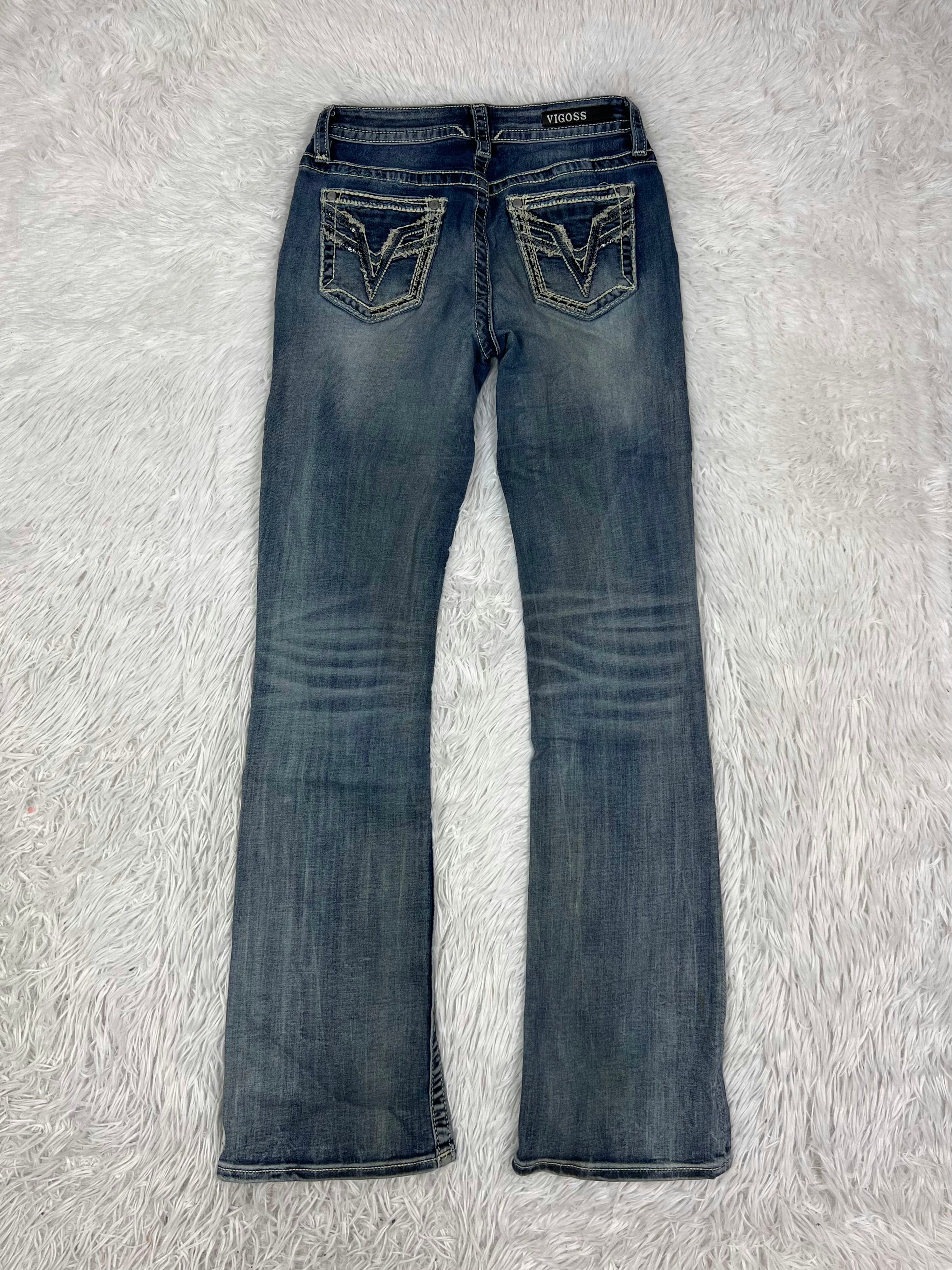 Vigoss Vintage low waist flared jeans (Größe XS)