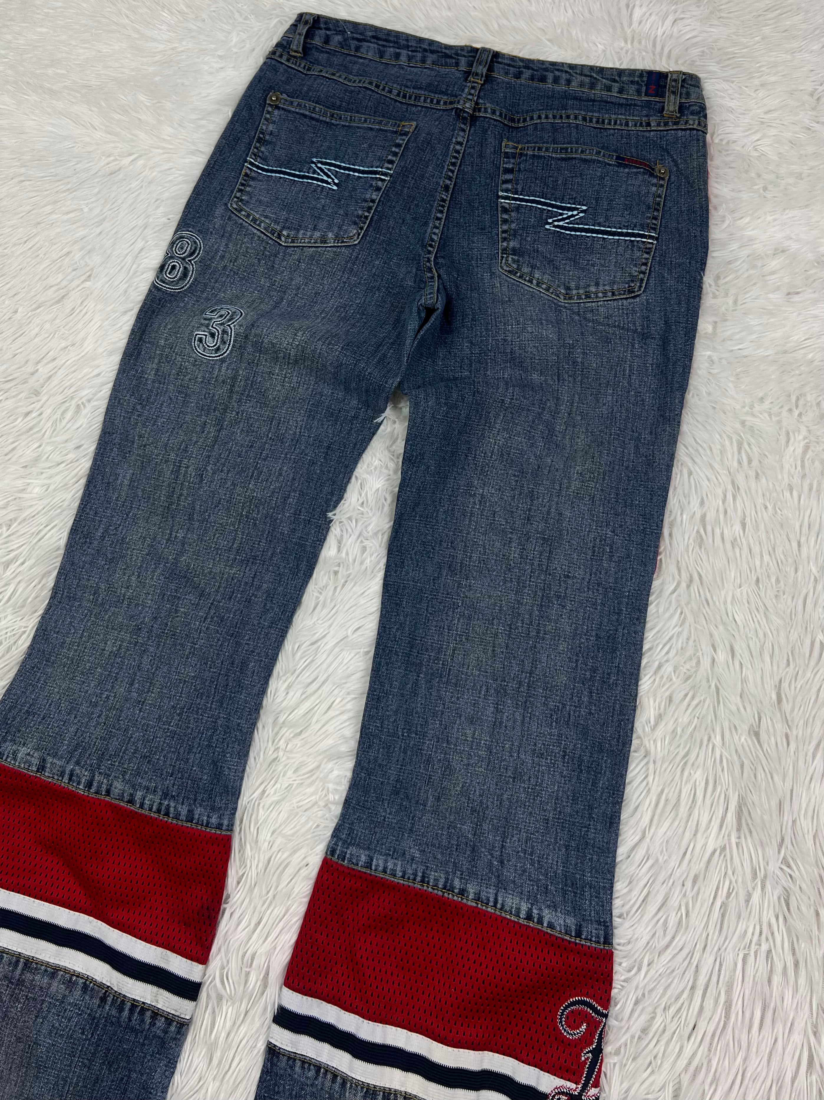 Zena di Vintage low waist flared jeans (Größe L)