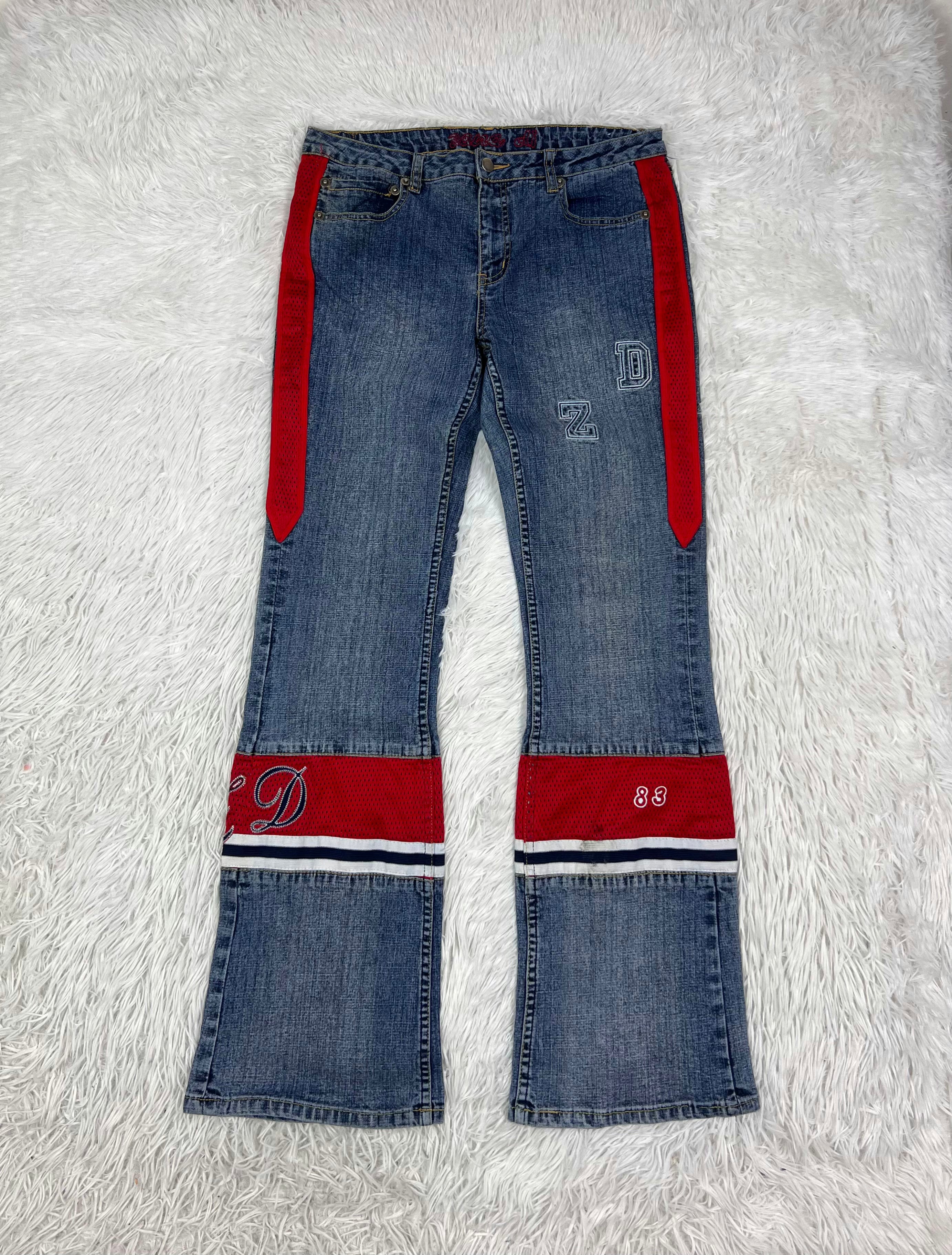 Zena di Vintage low waist flared jeans (Größe L)