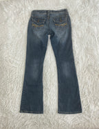 Rhythm in Blues Vintage low waist flared jeans (Größe L)