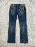 Silver Vintage low waist flared jeans (Größe L)