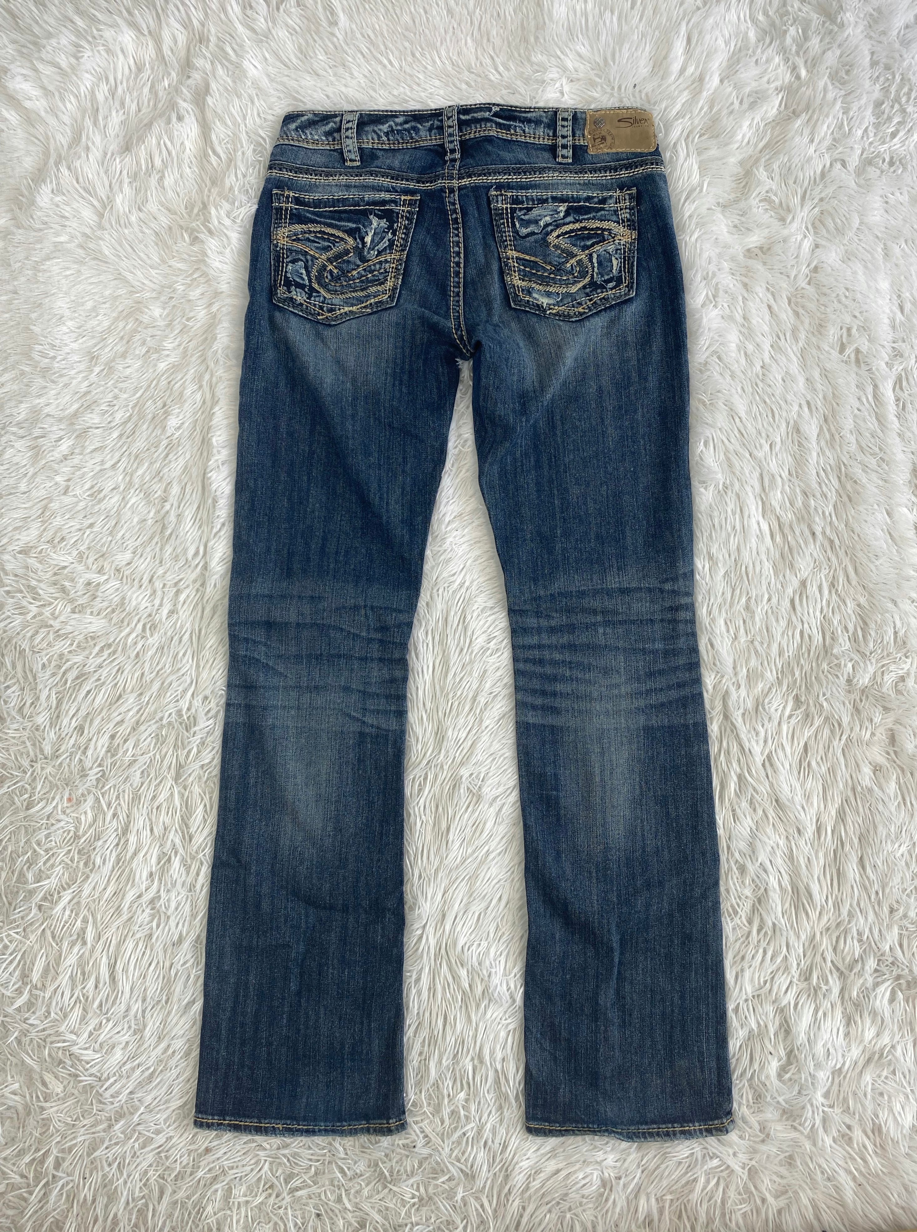 Silver Vintage low waist flared jeans (Größe L)