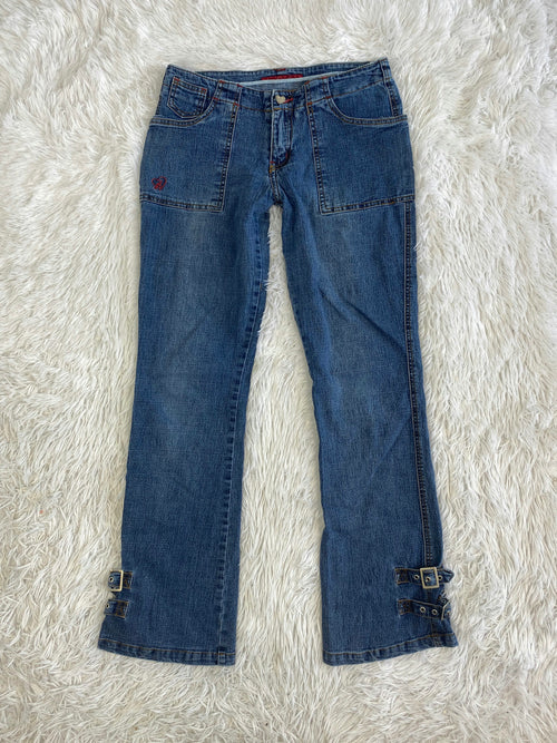 Angela Vintage low waist flared jeans (Größe S)