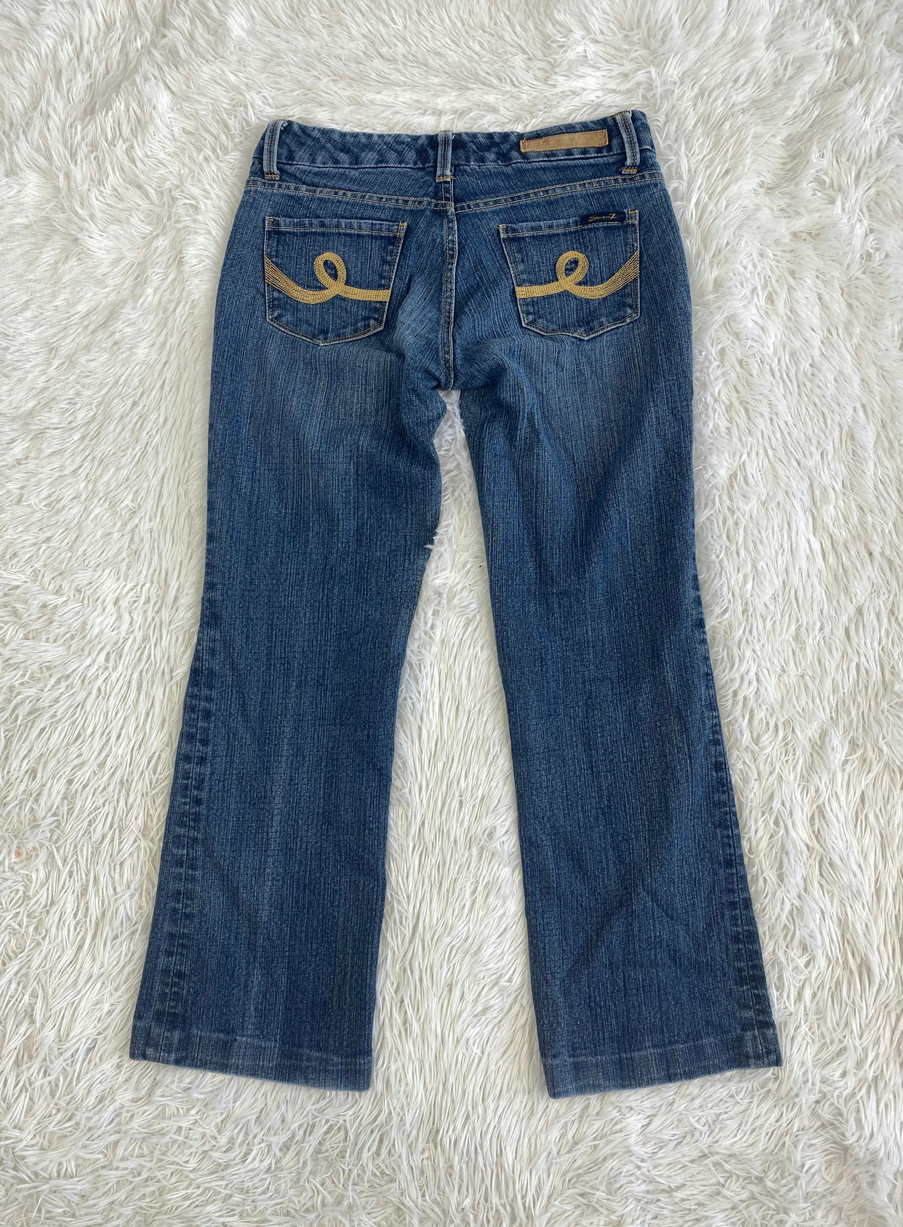 Seven7 Vintage low waist flared jeans (Größe S)