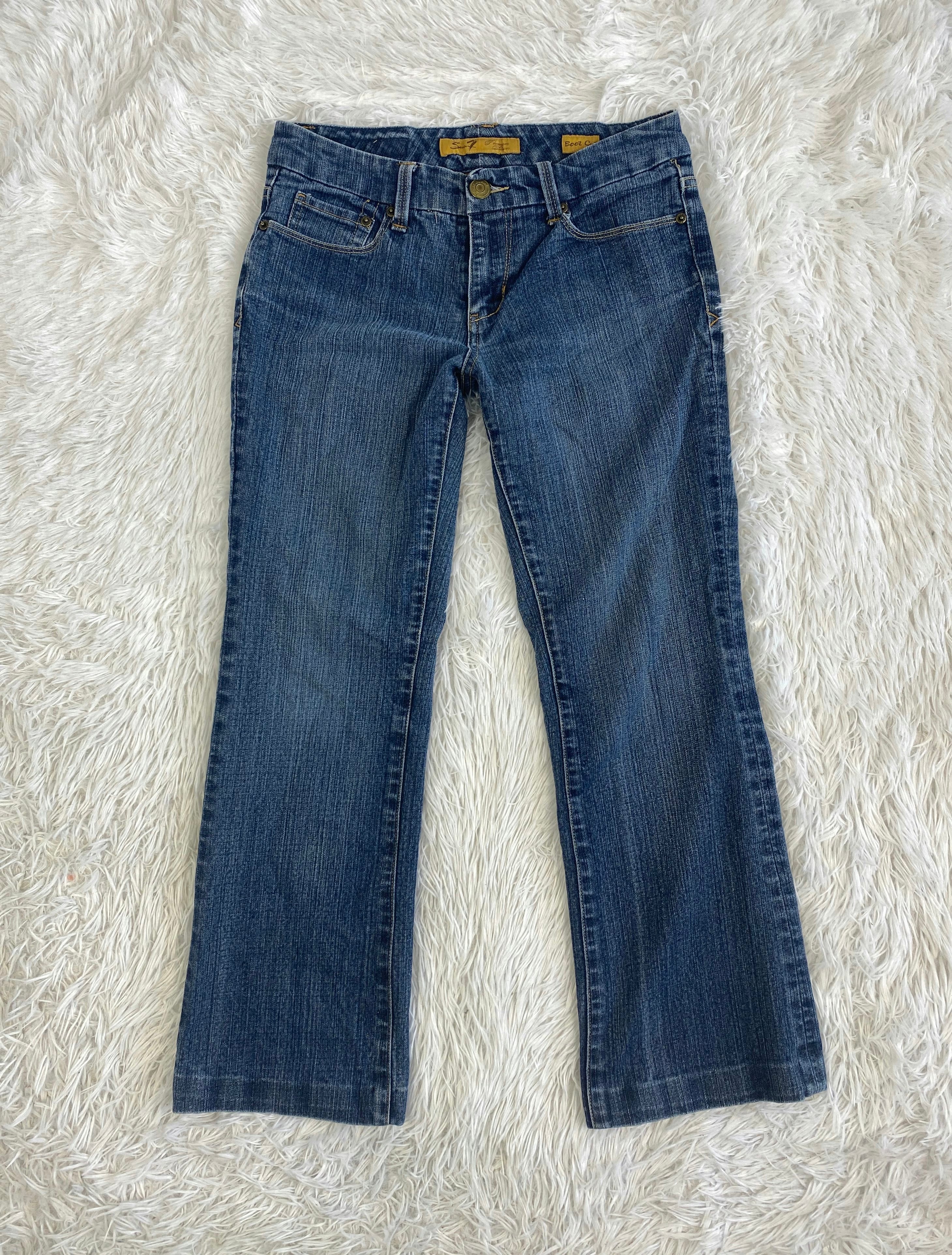 Seven7 Vintage low waist flared jeans (Größe S)