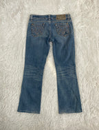 Mek Denim Vintage low waist flared jeans (Größe M)