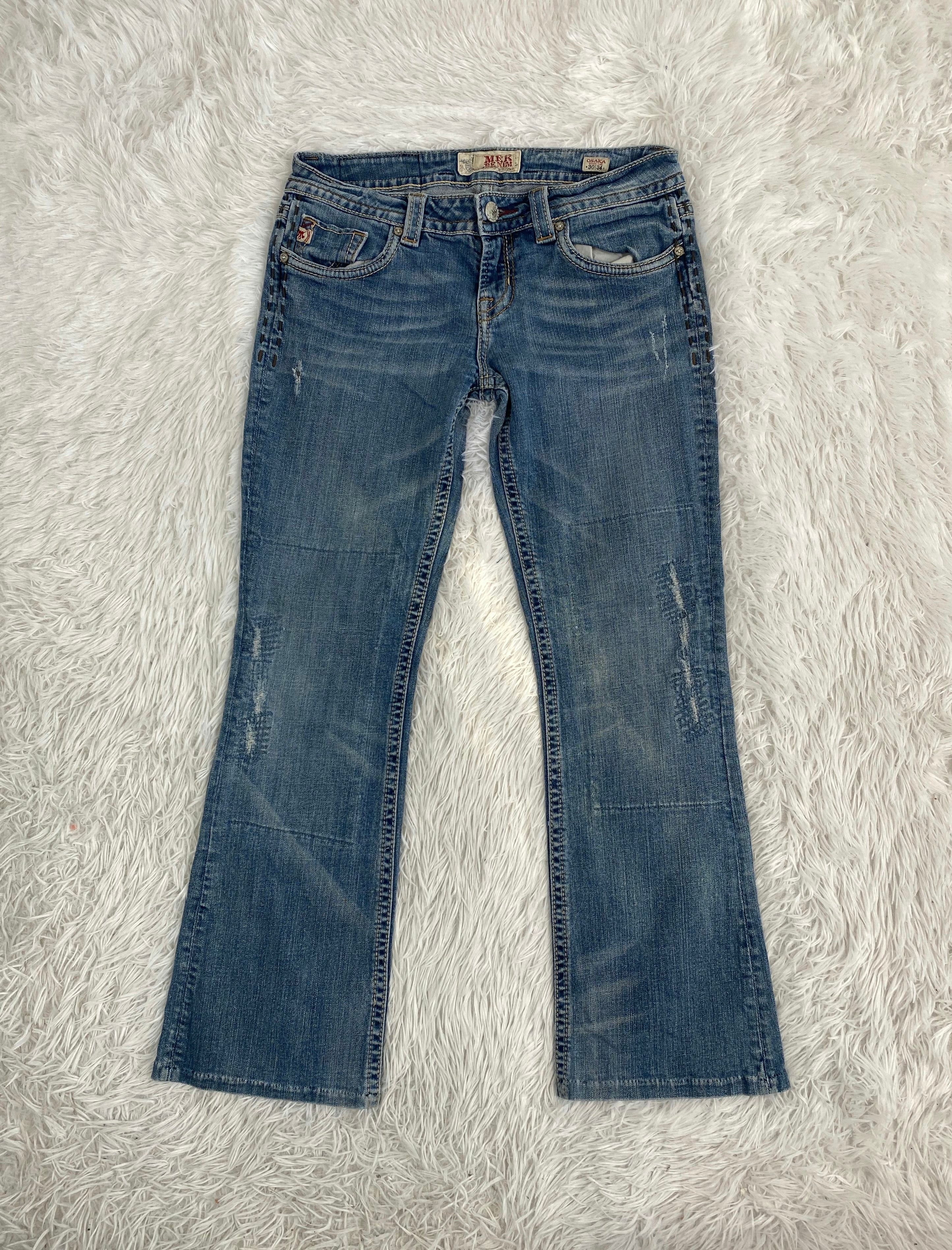 Mek Denim Vintage low waist flared jeans (Größe M)